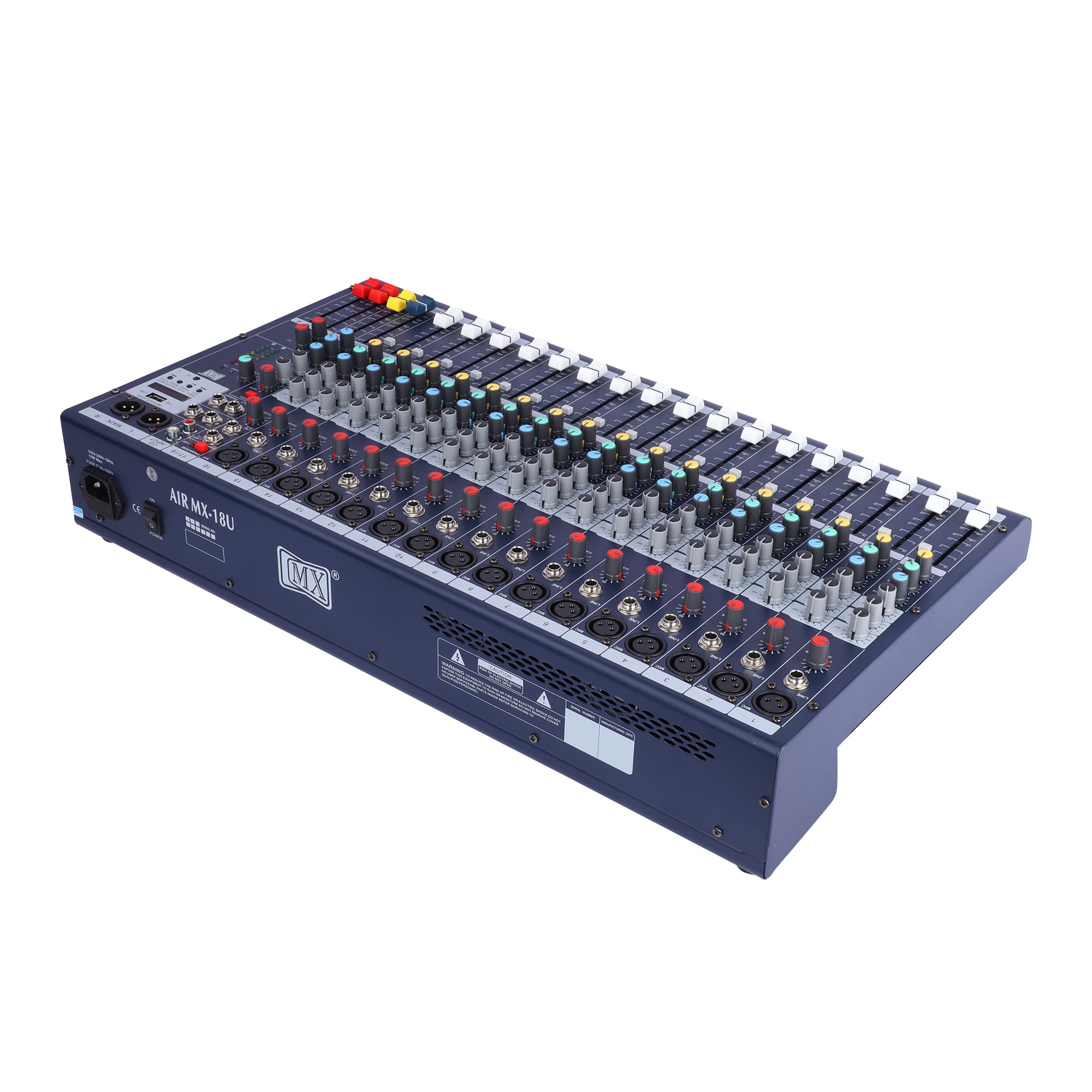 MX Air Mixer 18-Channel Professional Live Mixer with Bluetooth & amp; USB Connectivity - Image 4