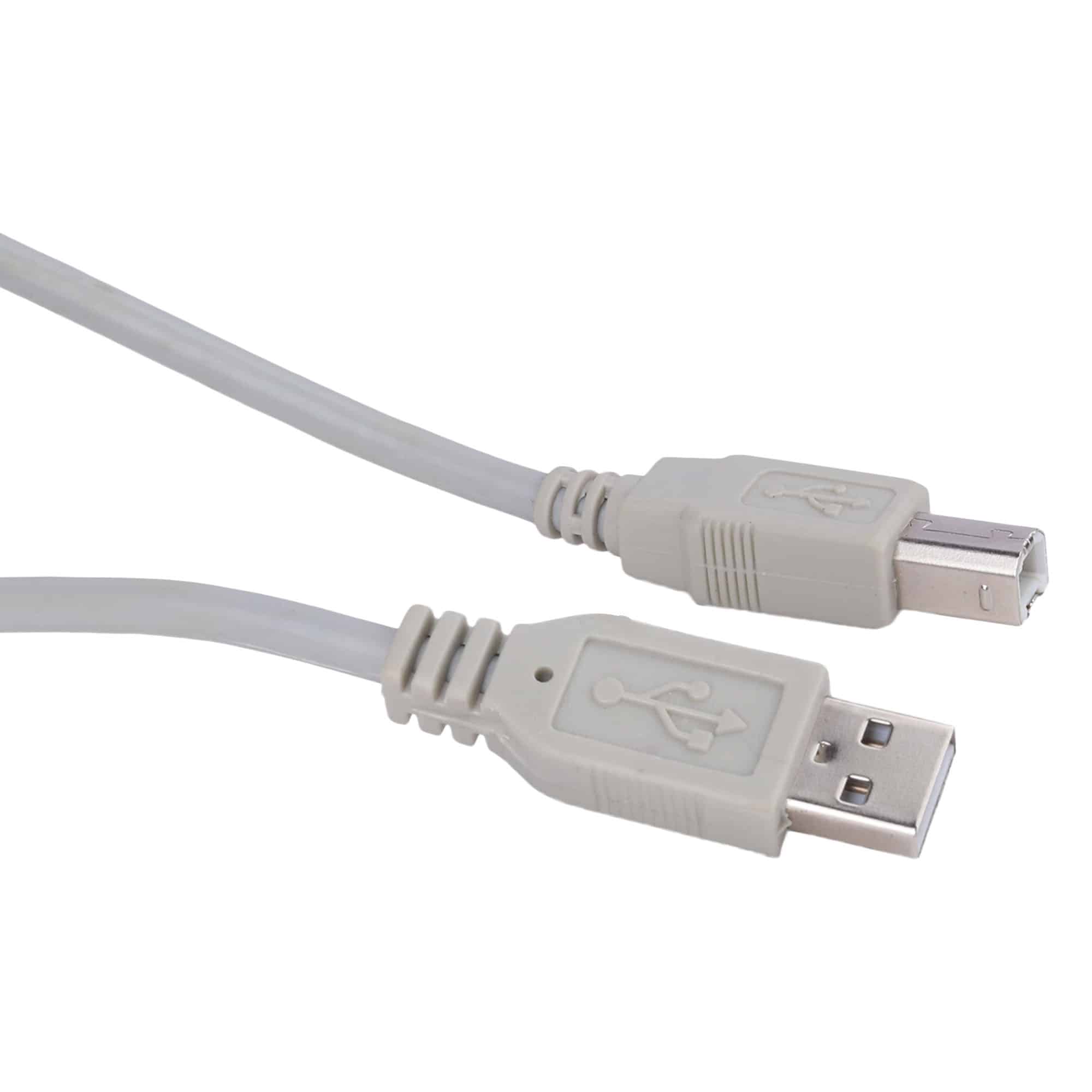 MX USB A MALE TO MX USB B MALE CORD (SHIELDED)