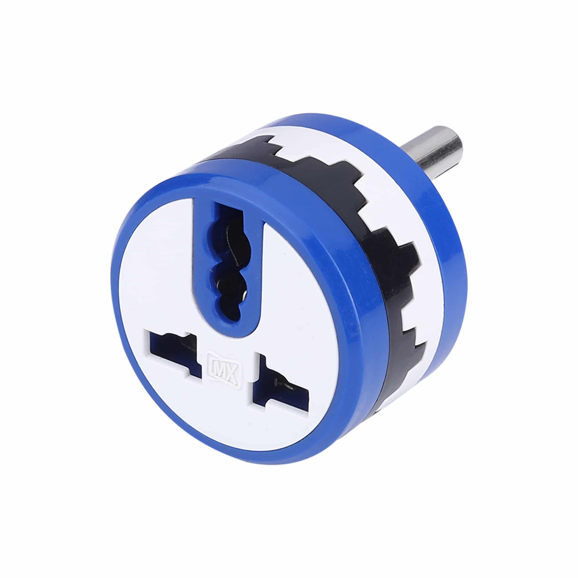 MX 3-Pin Universal Round Conversion Plug, Rotatable up to 180 Degrees