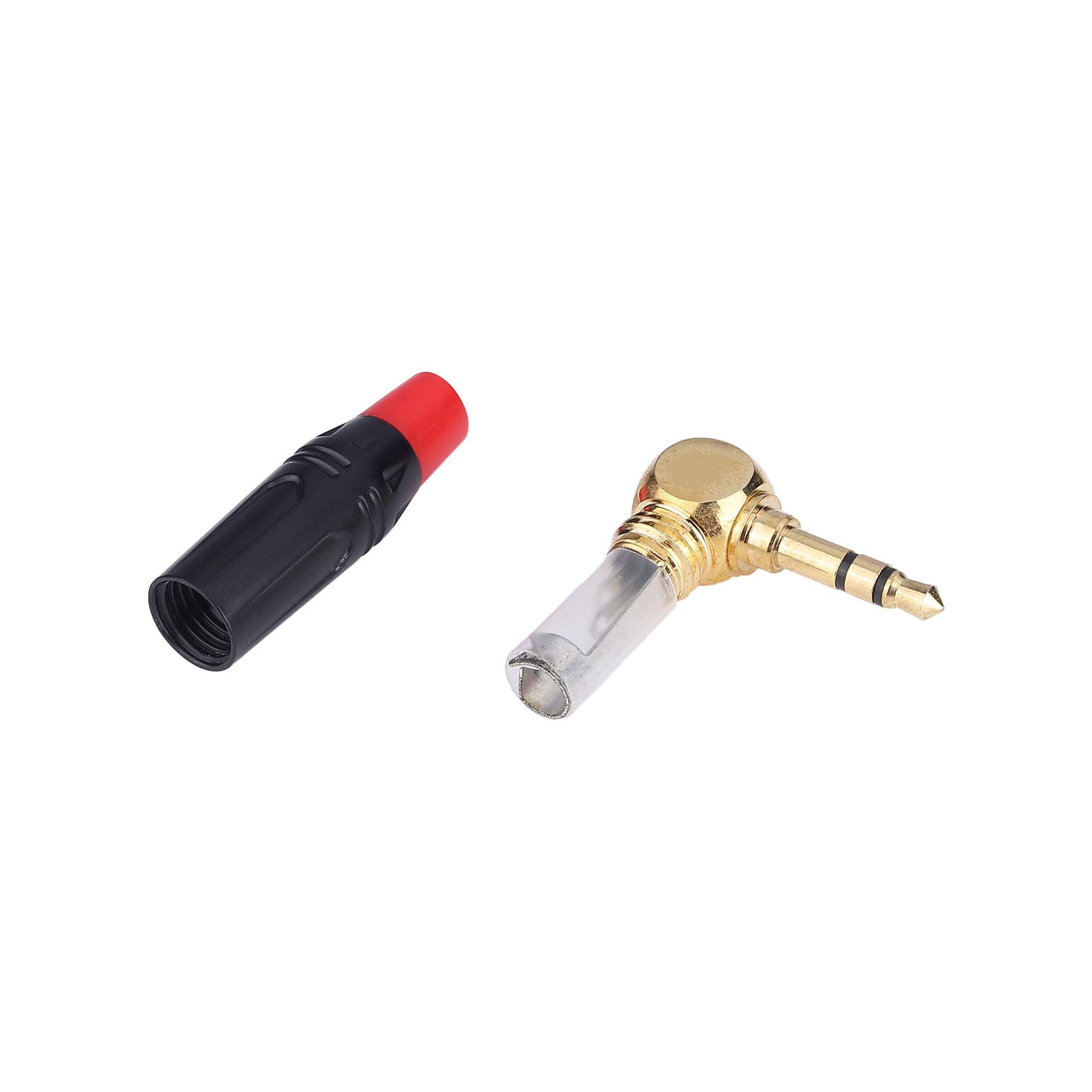 MX EP 3.5 mm STEREO AUX RIGHT ANGLED MALE CONNECTOR FULL METAL (MX-3763) - Image 2