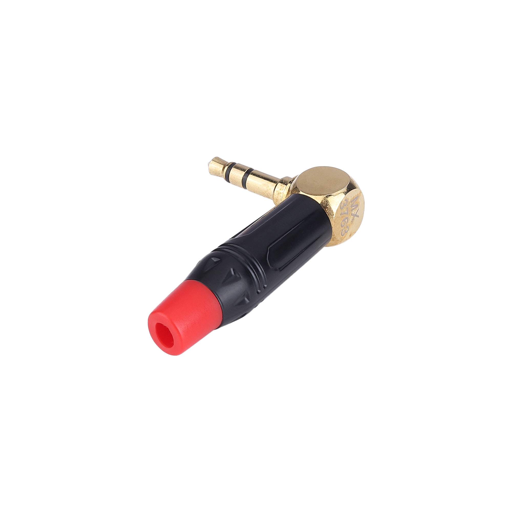 MX EP 3.5 mm STEREO AUX RIGHT ANGLED MALE CONNECTOR FULL METAL (MX-3763)