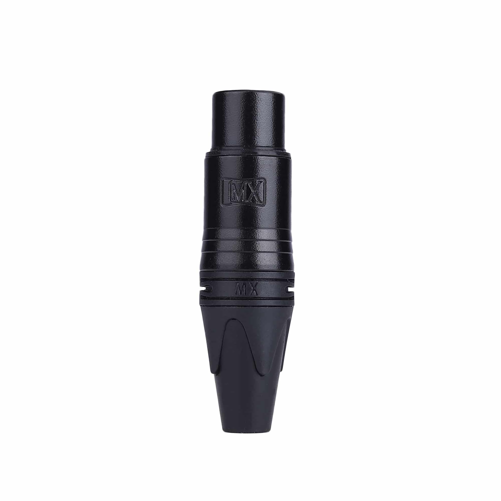 MX XLR 3 PIN MIC FEMALE CONNECTOR BLACK COATING - Image 2