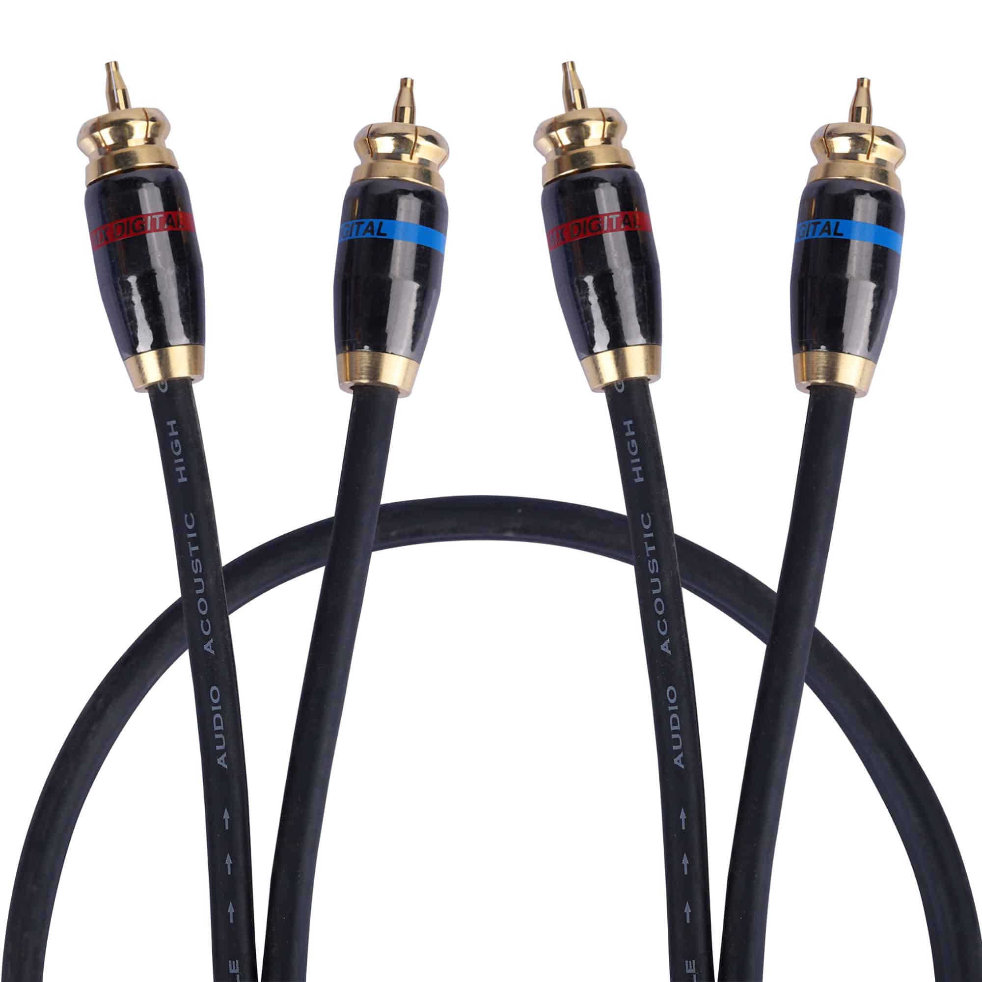 MX 2 RCA TO MX 2 RCA PLUG CORD WITH LOCKING SYSTEM - 5 FT - Image 3
