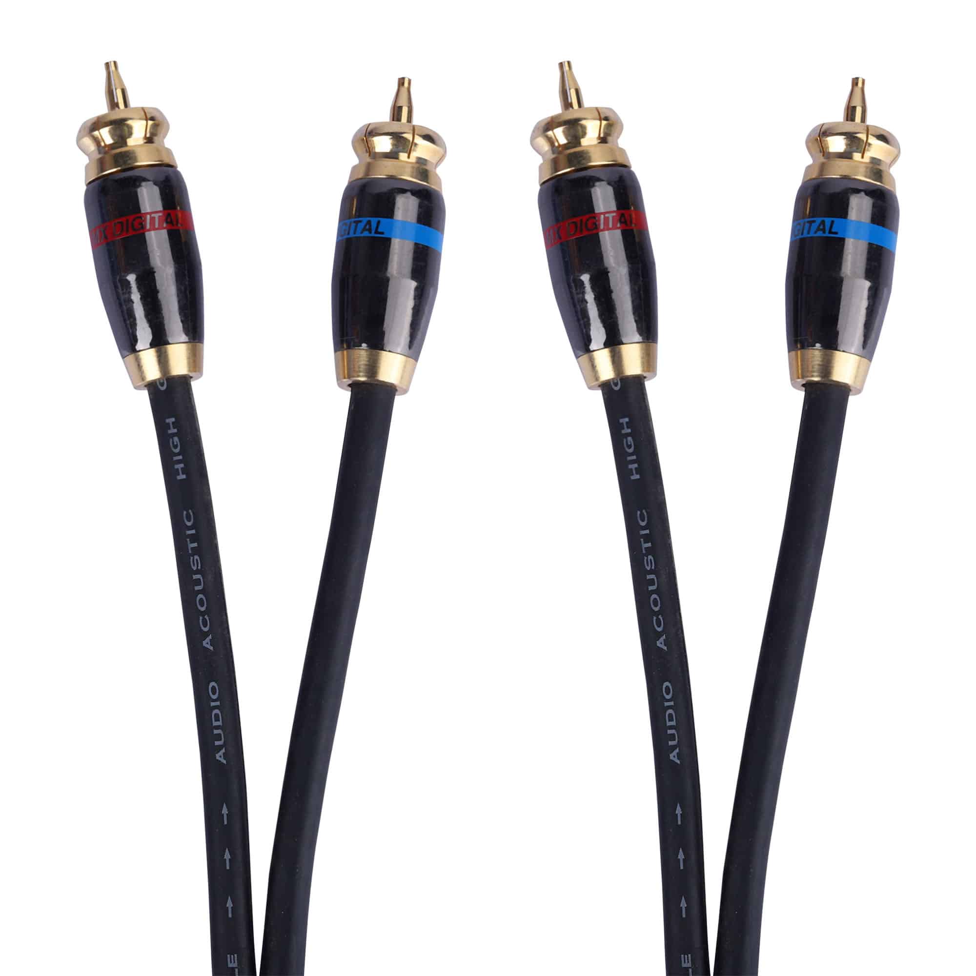 MX 2 RCA TO MX 2 RCA PLUG CORD WITH LOCKING SYSTEM - 5 FT - Image 2
