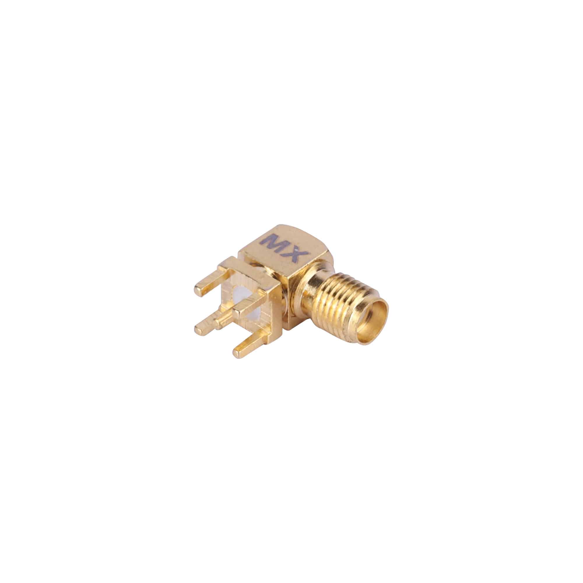 MX SMA Female Connector Right Angle PCB Mounting