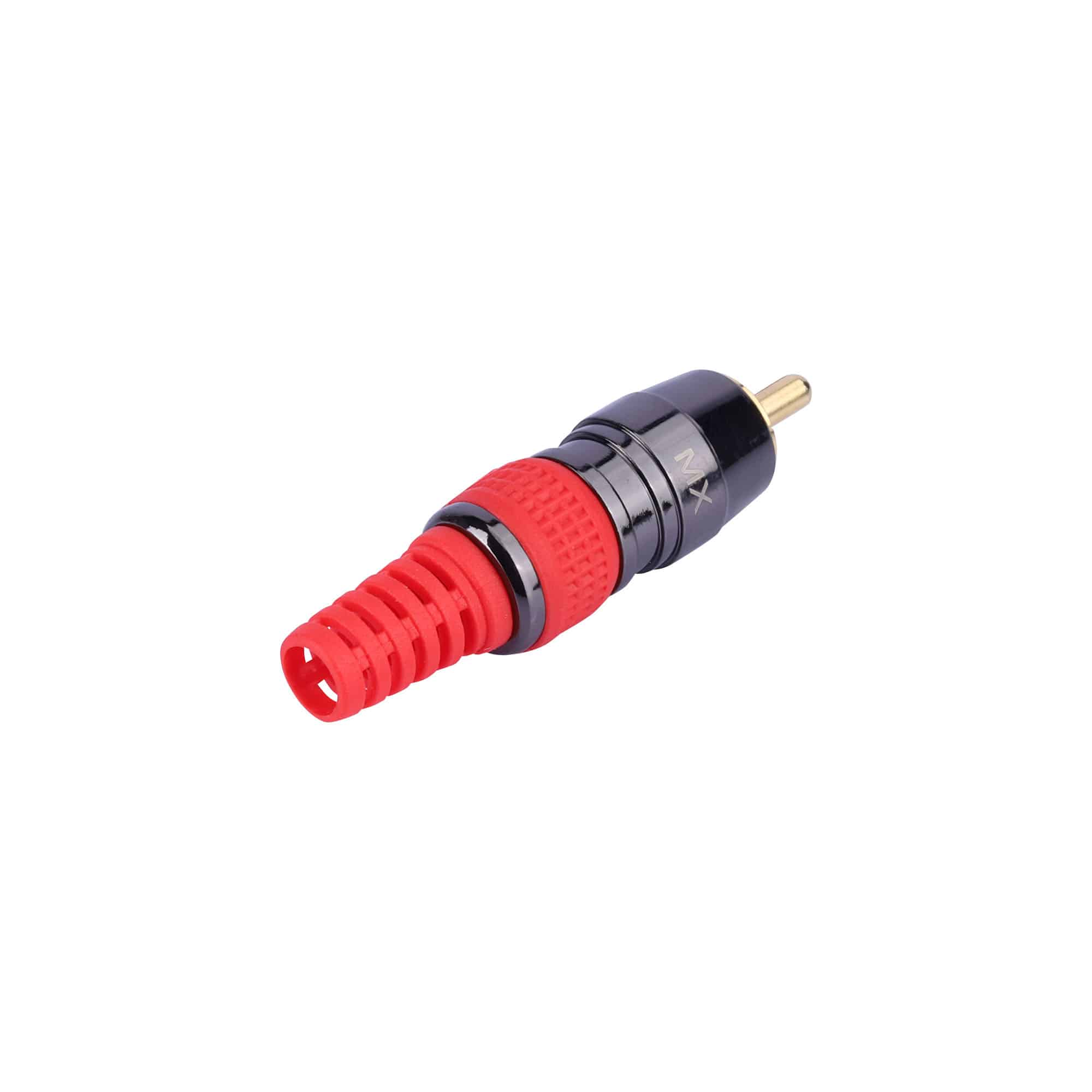 MX COMPONENT MALE CONNECTOR PROFESSIONAL GRADE (TIP GOLD PLATED) (BK/RD/BL/GR)WITH LOCKING SYSTEMS - Image 2
