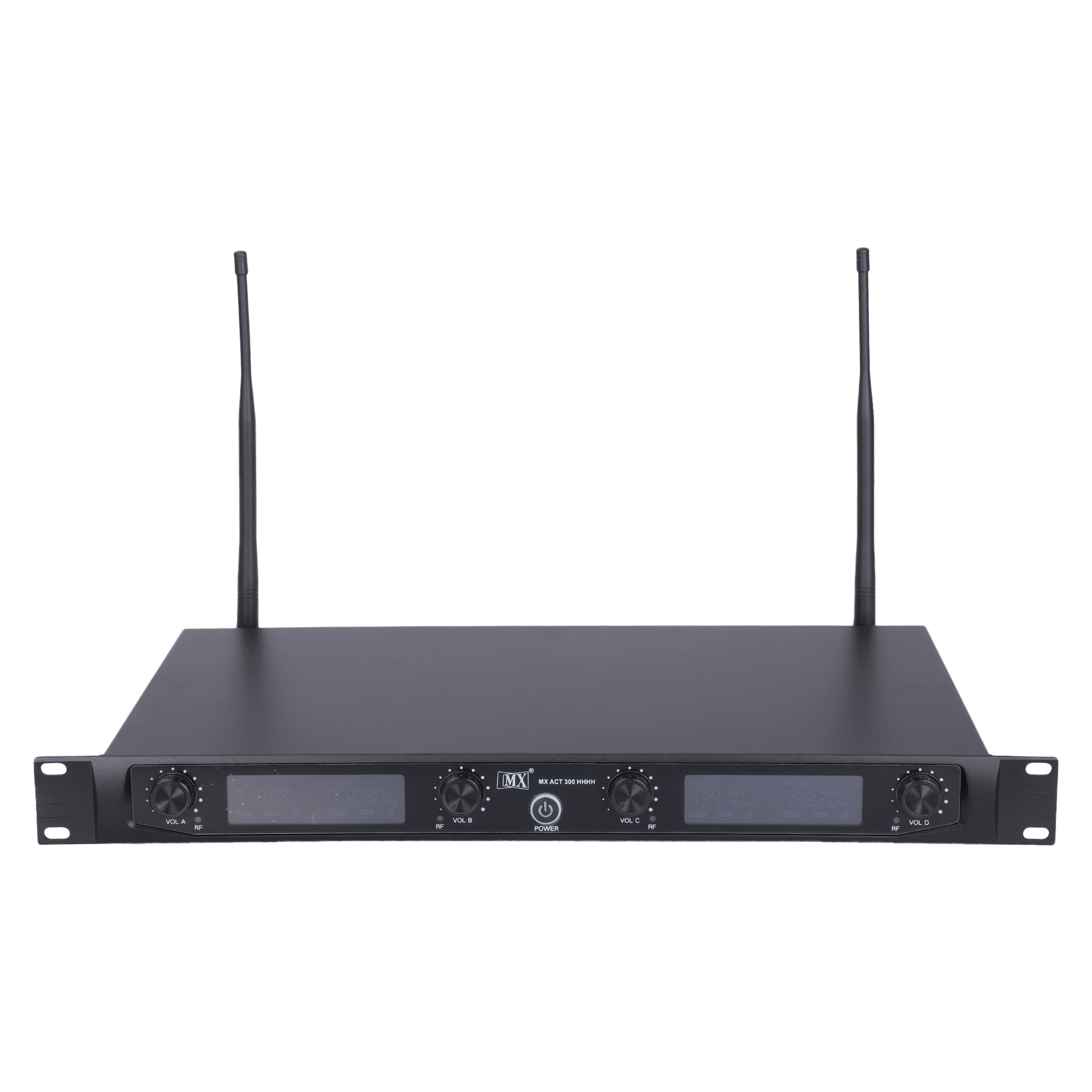 MX 4-Channel UHF Wireless Microphone System with 4 Handheld Mics, Fixed Frequency for Parties, Wedding Hosts, Business Meetings, and Multi-Purpose Use - Image 2
