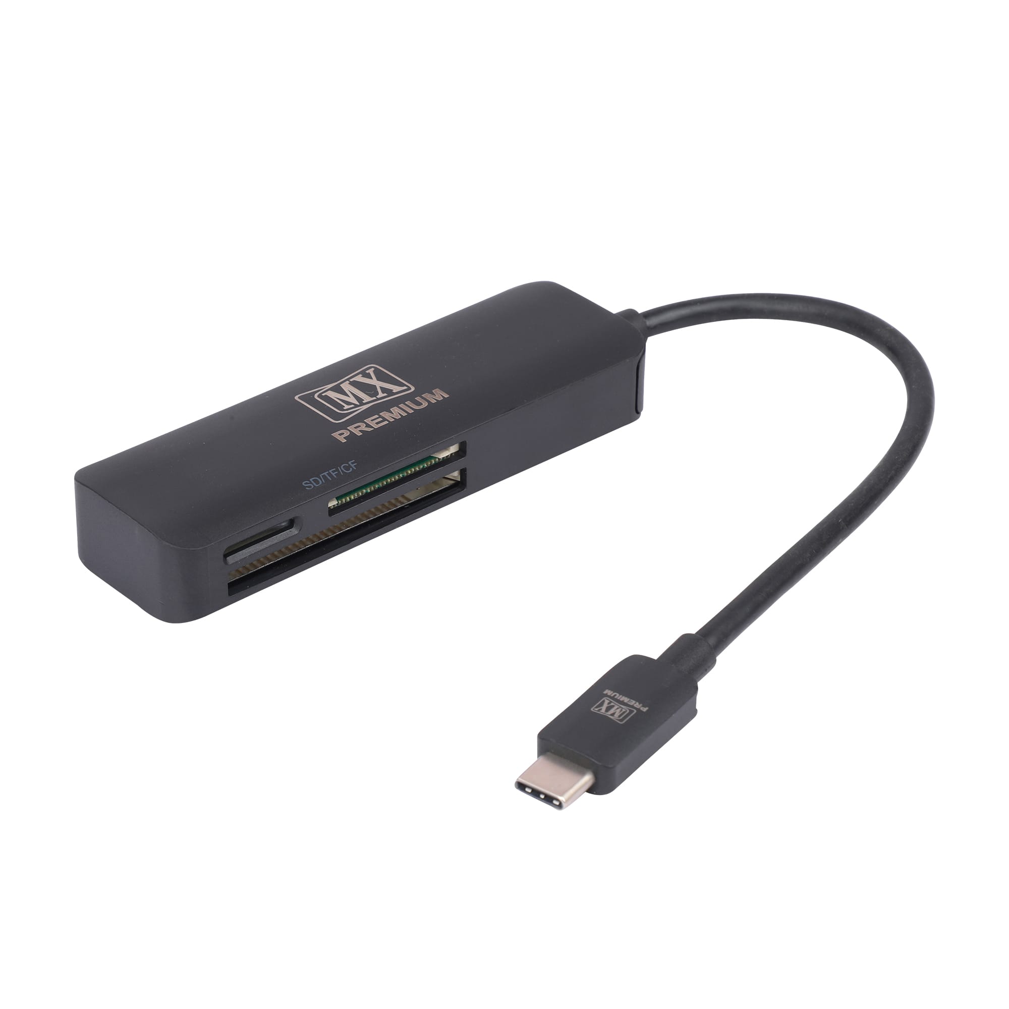 MX Premium Type-C 3-in-1 Card Reader (MXP-5115-SMSCF)