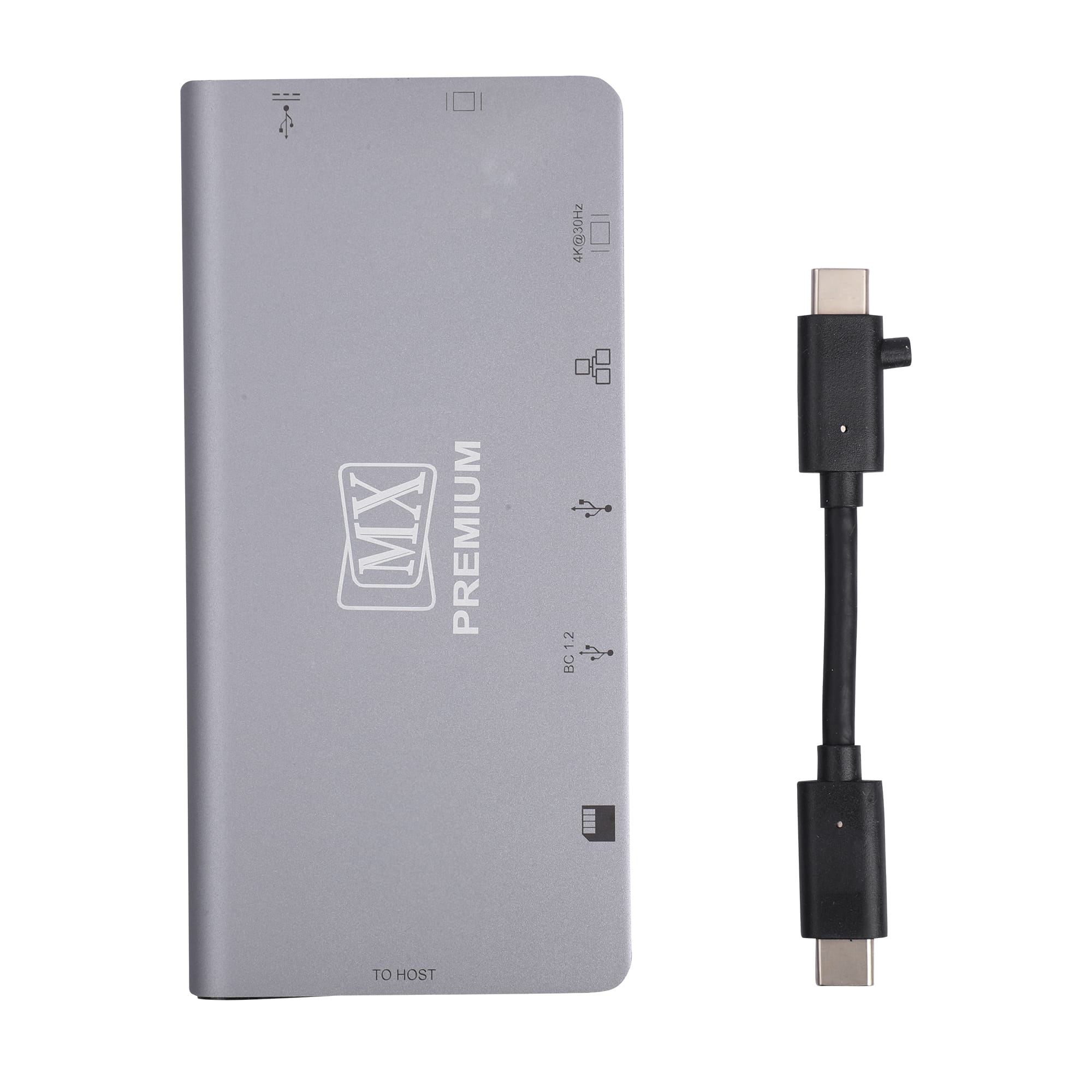 MX Premium Type-C to USB 3.0 X 2 / HDMI / VGA / RJ45 / Micro SD / SD / Type-C (MXP-5116-HVU2CESMS) - Image 2