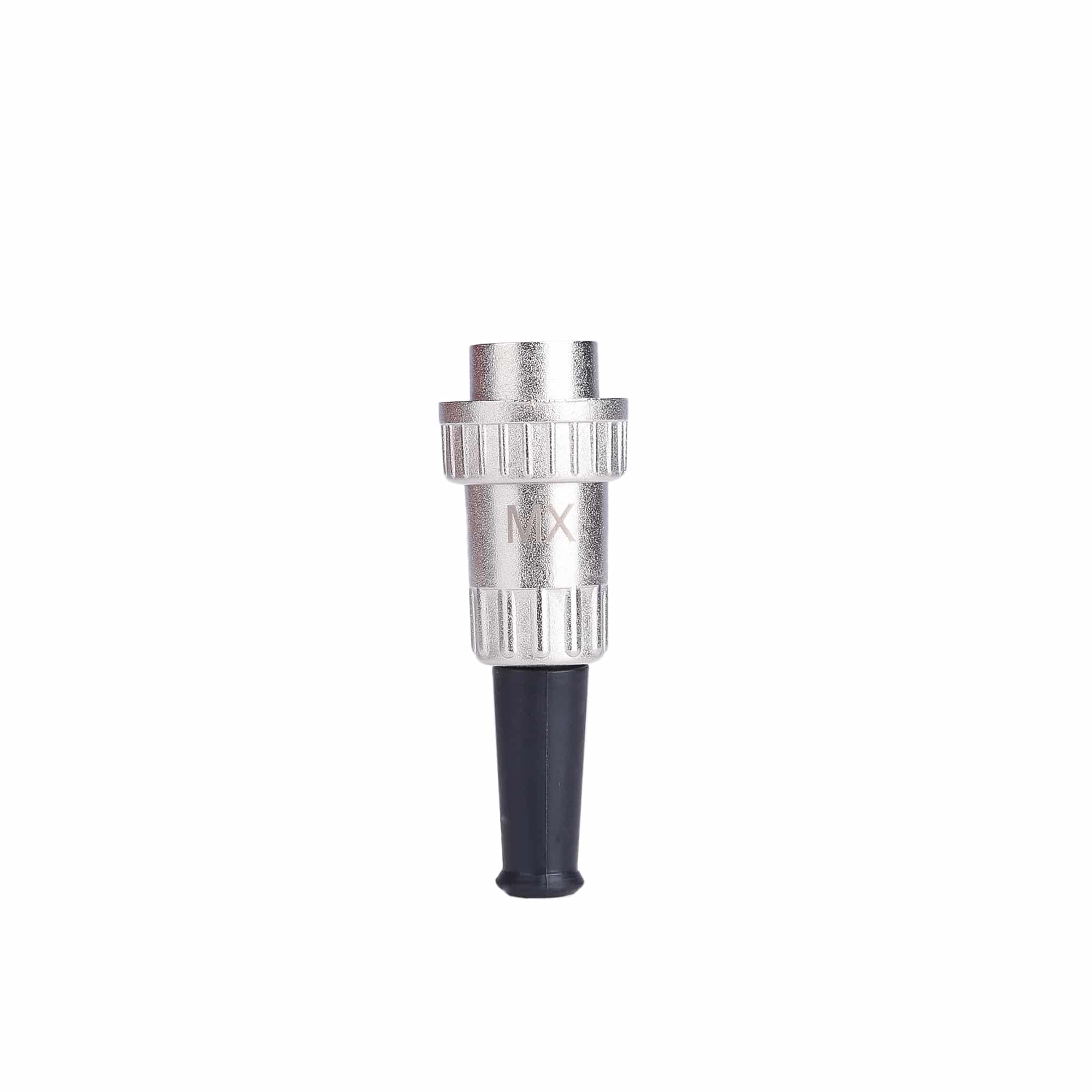 MX 3 PIN DIN PLUG FULL METAL WITH LOCKING RING - Image 3