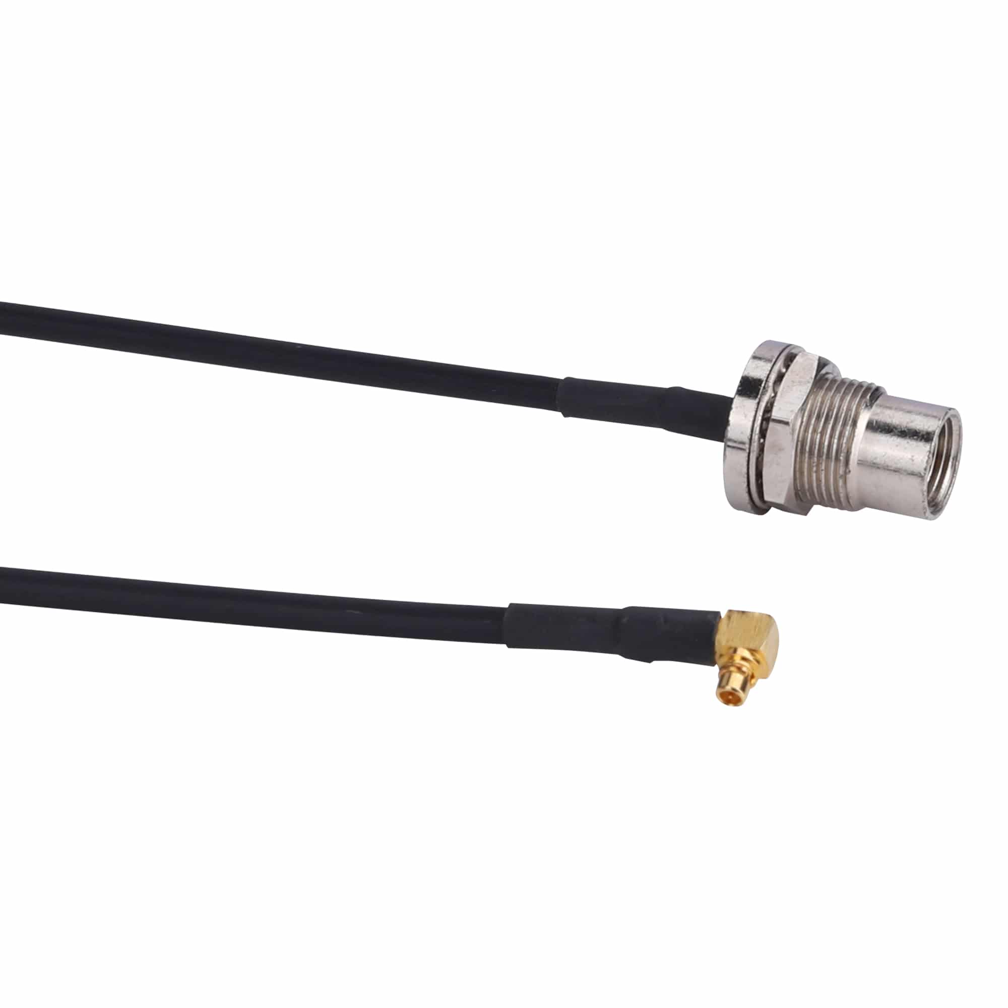 MMCX Male Crimping Type Rt. Angle To FME Male Crimping Type Panel Mntg. Cord 1.5Mtr
