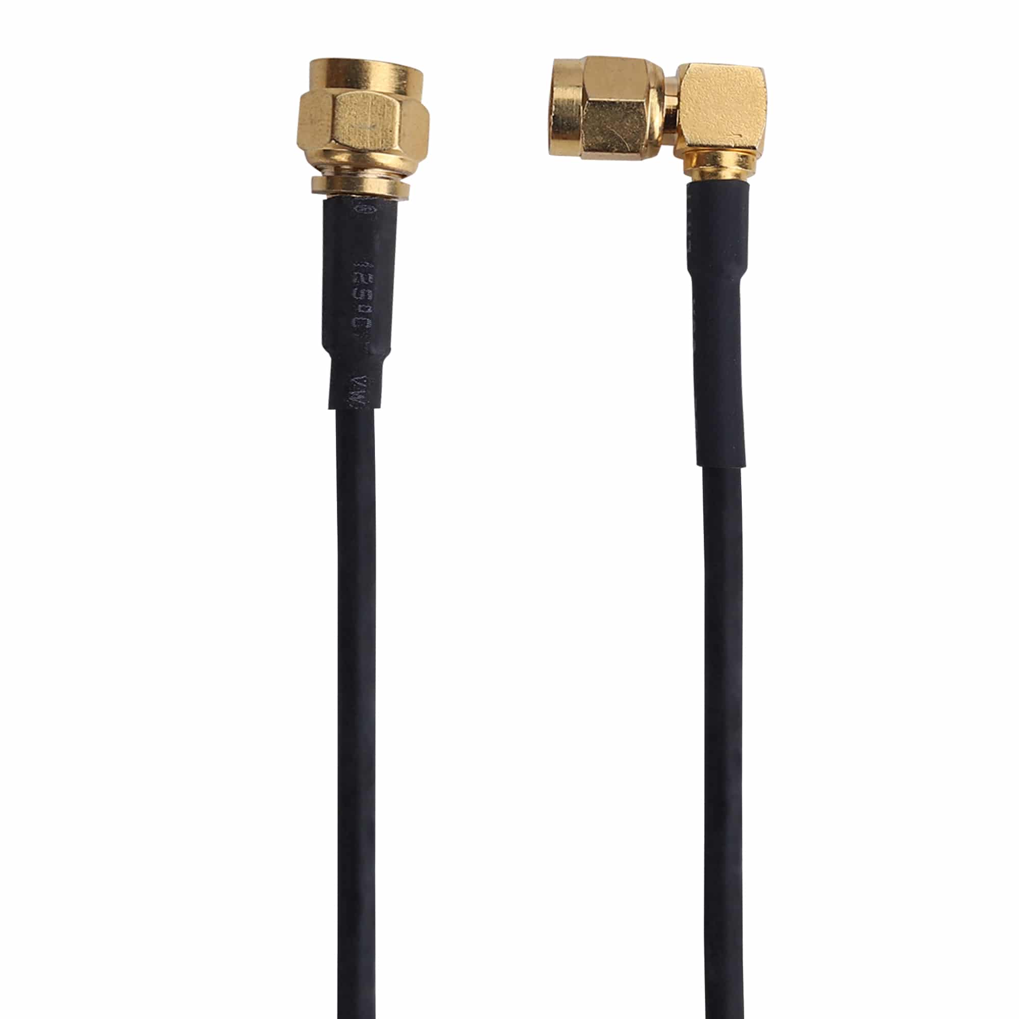 MX SMA Male Straight To SMA Male Right Angle Cord 1.5mtr (gold Plated Connector) - Image 2