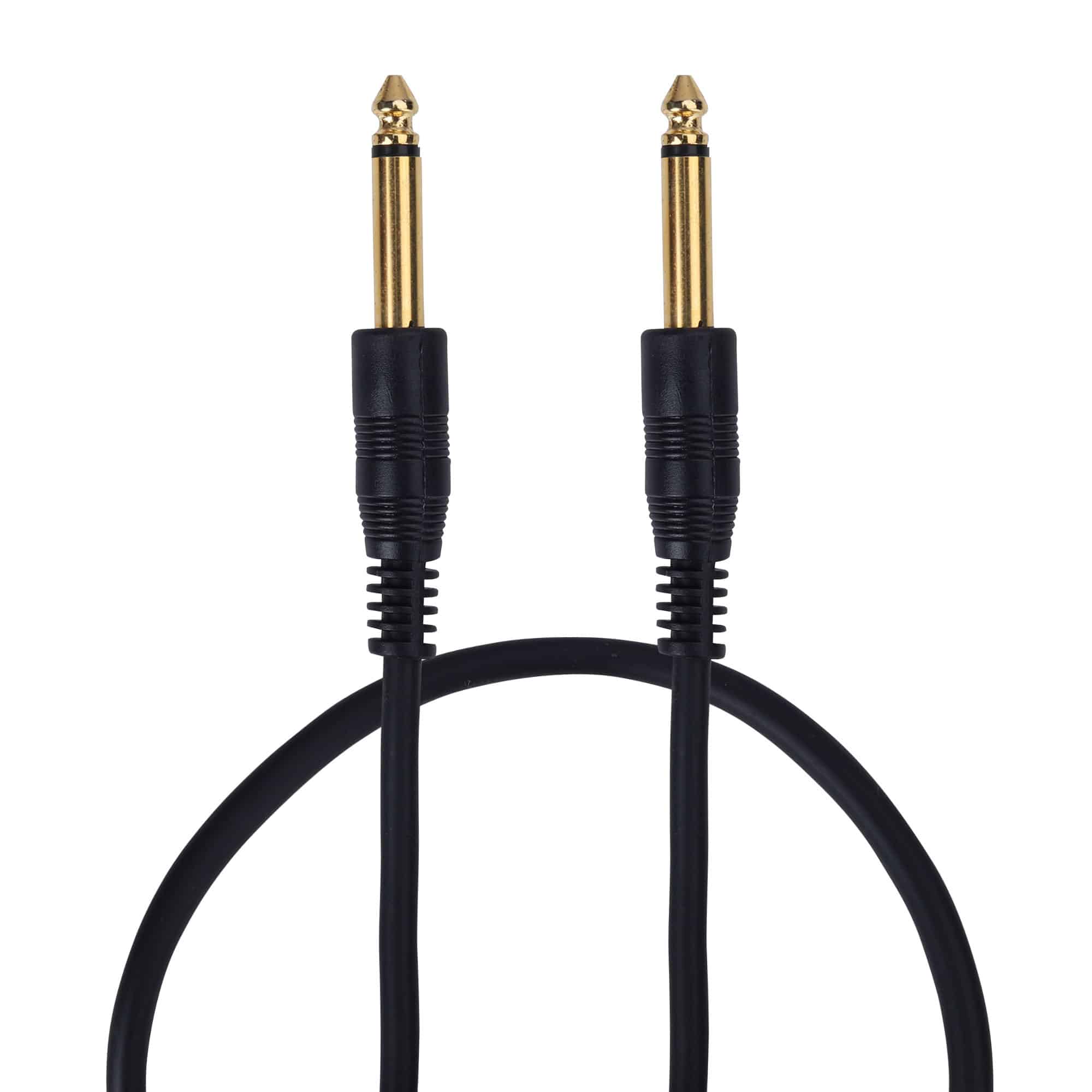 MX 6.35mm P-38 Mono Plug To Mono Plug Cord Tip Gold Plated 1.5M MX 641B