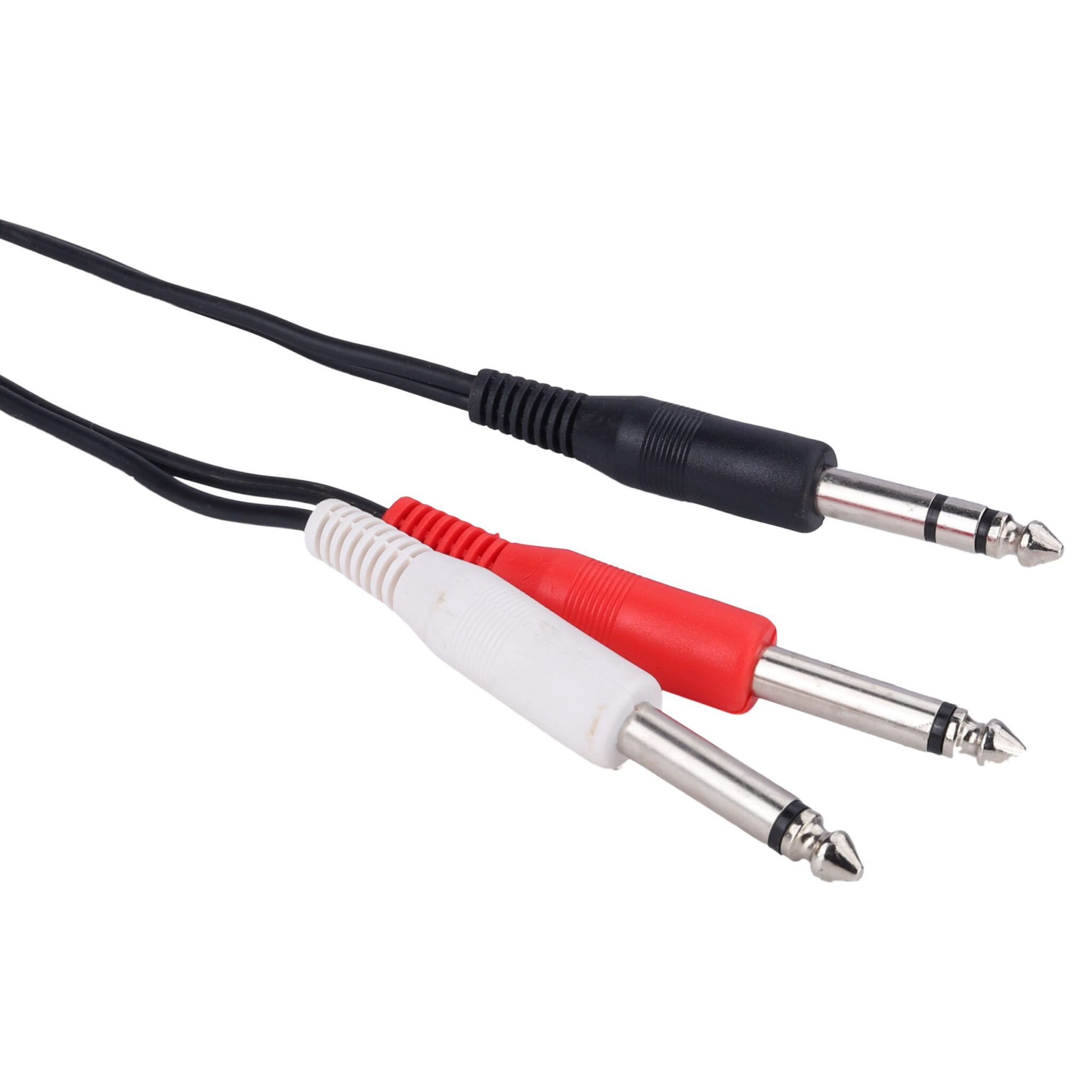 MX 6.35mm P-38 Stereo Plug To MX 2 X 6.35mm P-38 Mono Plug Cord MX 1120 - Image 2