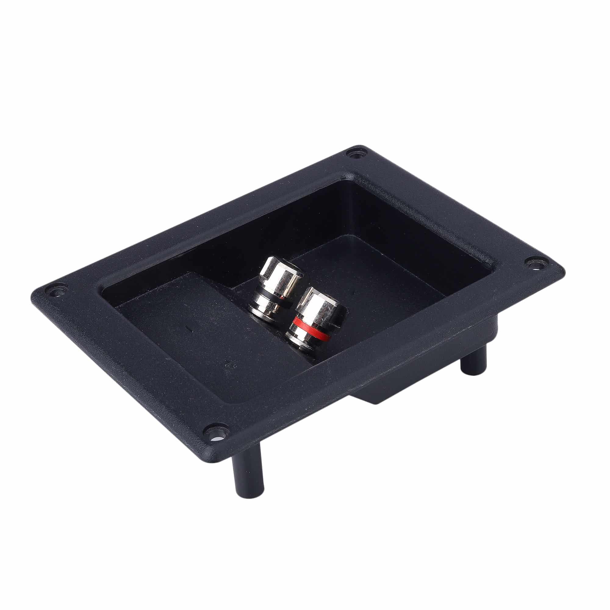 MX 2 WAY BINDING POST SPEAKER TERMINAL RECTANGLE FULL METAL (123x81.6MM) - Image 2