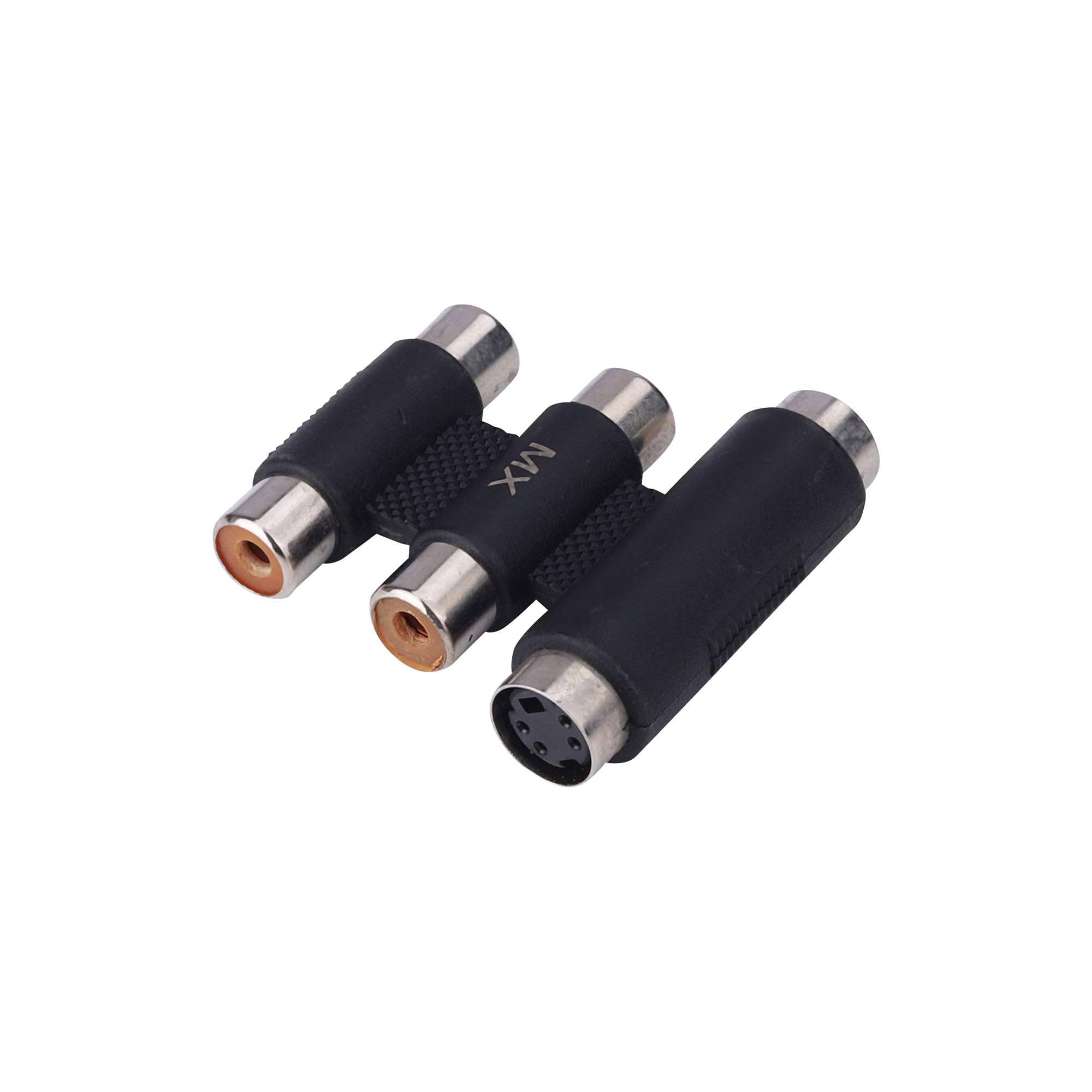 MX 4 WAY RCA SOCKET + 2 WAY 4 PIN MINI DIN CONNECTOR - Image 2