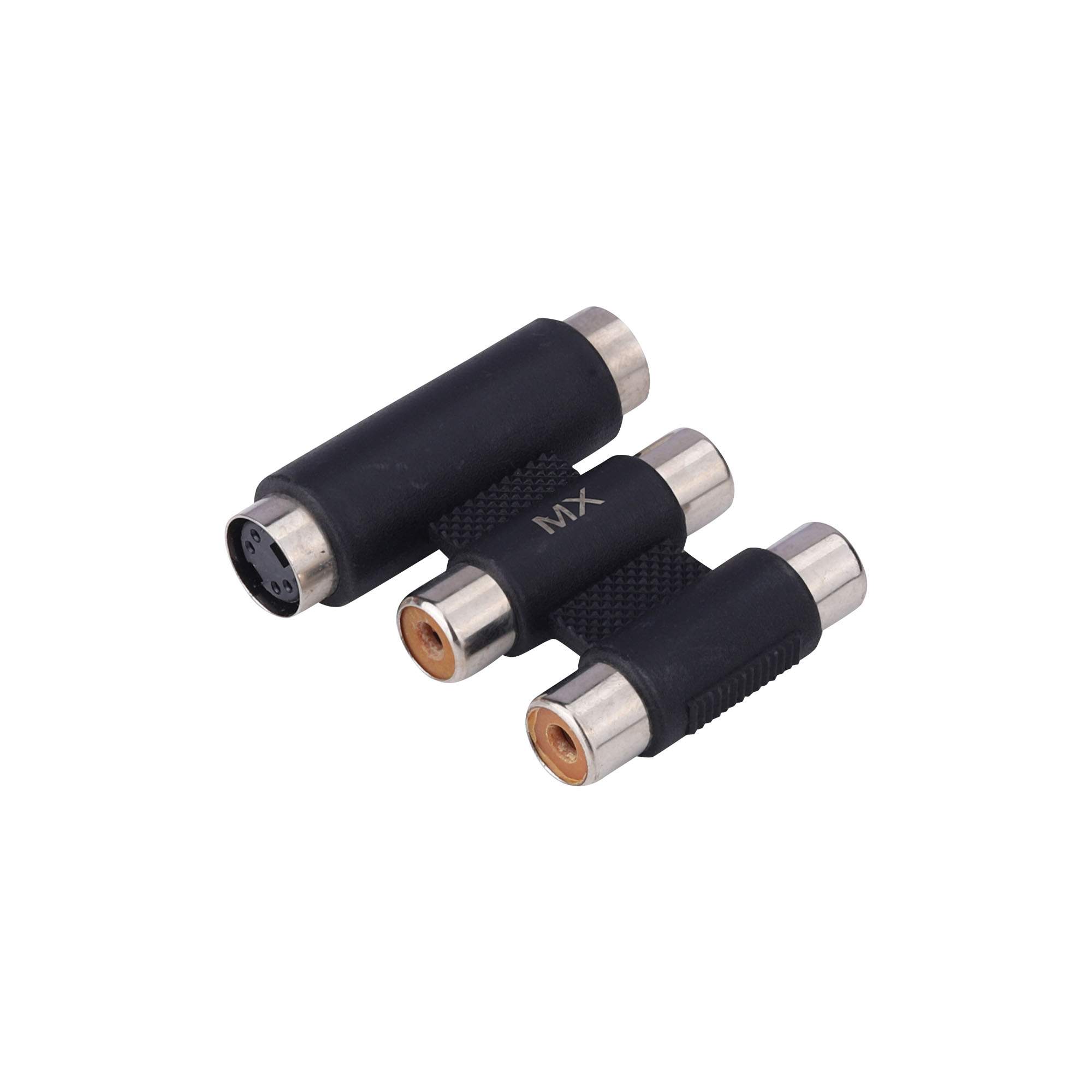 MX 4 WAY RCA SOCKET + 2 WAY 4 PIN MINI DIN CONNECTOR