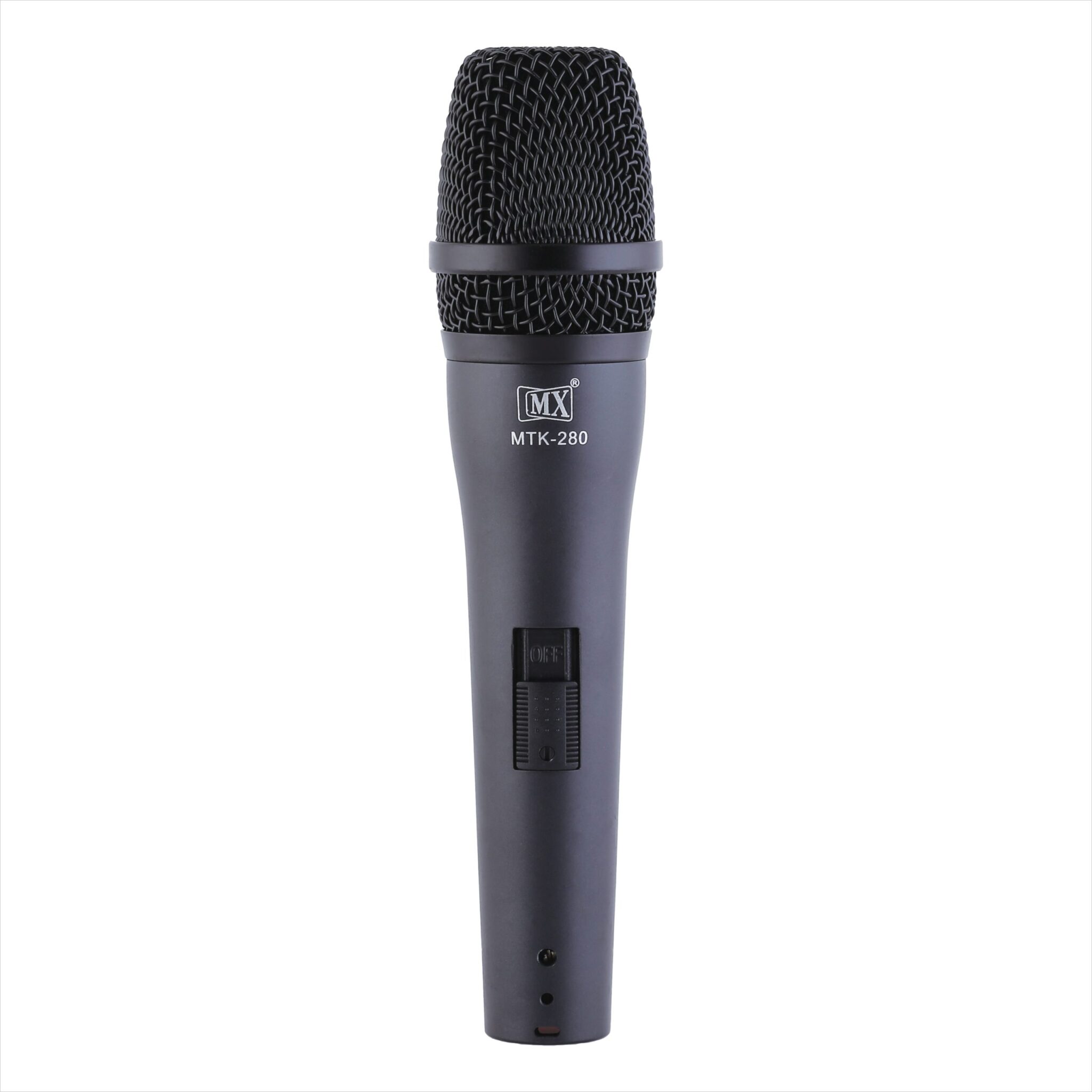 MX Vocal Dynamic Wired Microphone for Vocal & Speech Purposed (Pack of 1 Pcs) (BLACK-MTK-280)