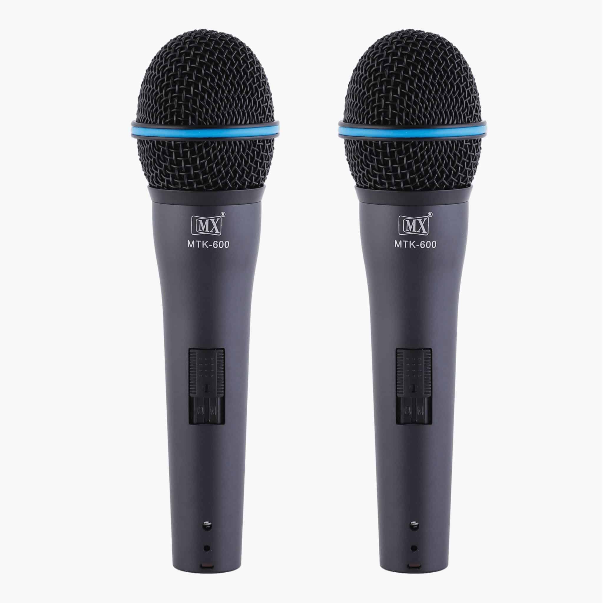 MX Vocal Dynamic Wired Microphone for Vocal & Speech Purposed (Pack of 2 Pcs)