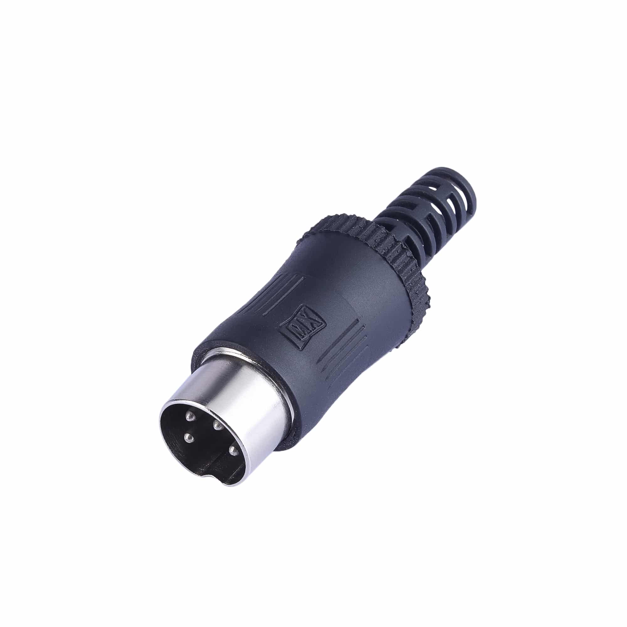 MX copper plated 4 PIN DIN plug