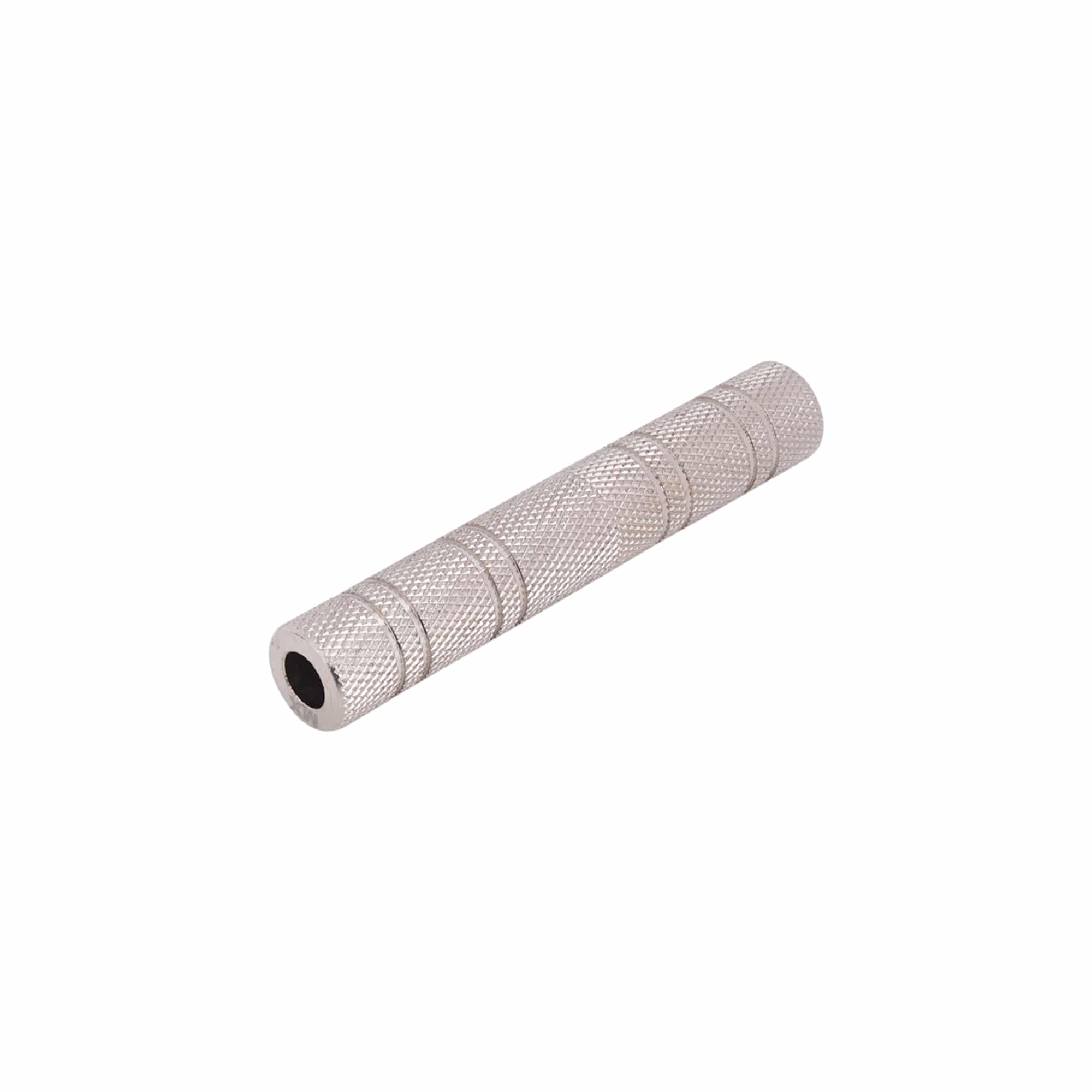 MX 6.35mm P-38 Mono Female to 6.35mm P-38 Mono Female Adapter Full Metal Body - Image 3