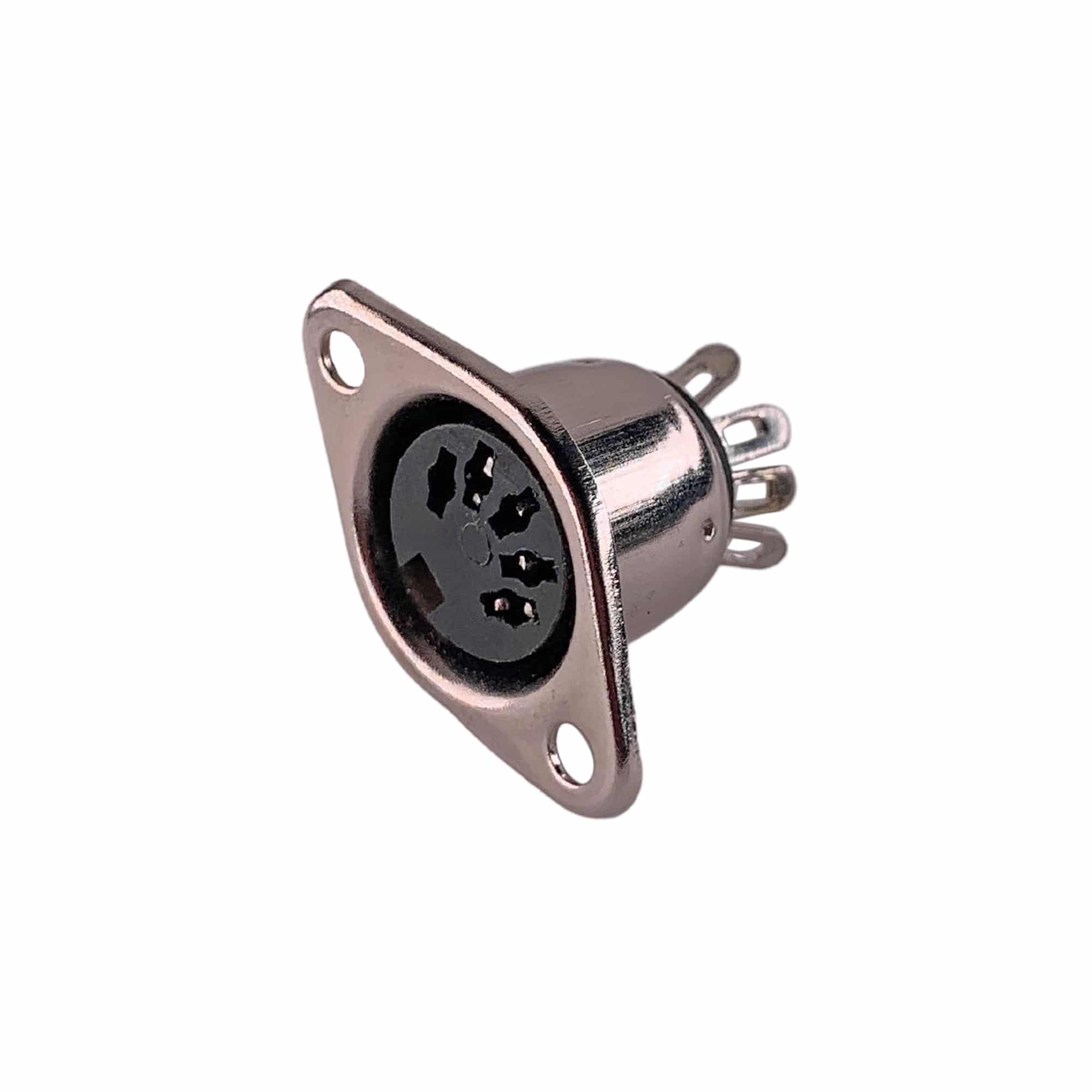 MX 5 PIN DIN SOCKET CONNECTOR (METAL)