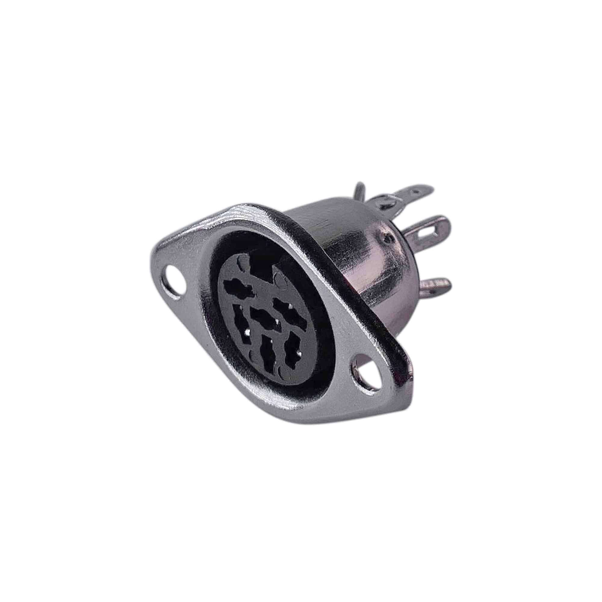 MX 6 PIN DIN CONNECTOR (METAL)