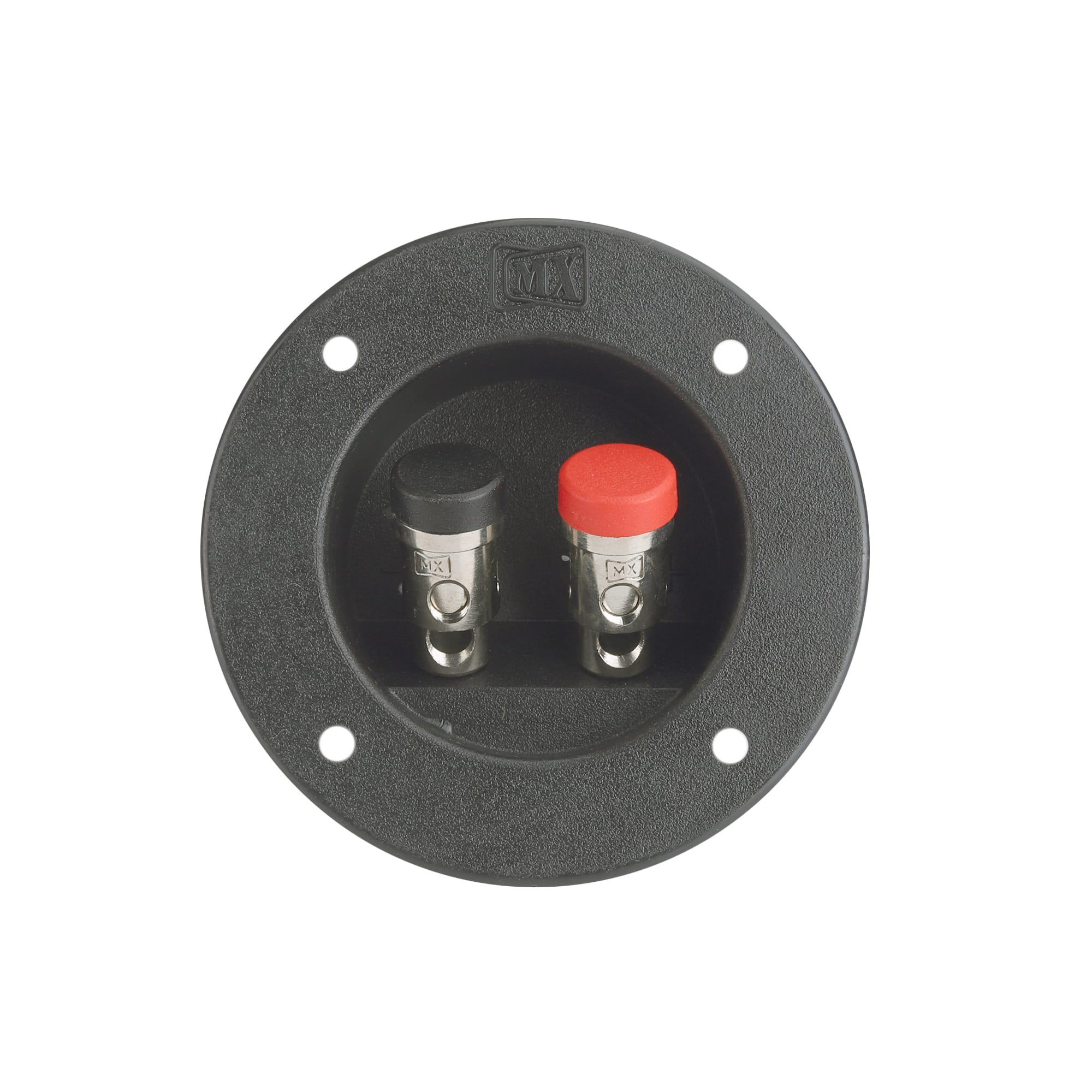MX 2 WAY BINDING POST SPEAKER TERMINAL ROUND QUICK CONNECT FULL METAL (75 x 45.6MM)