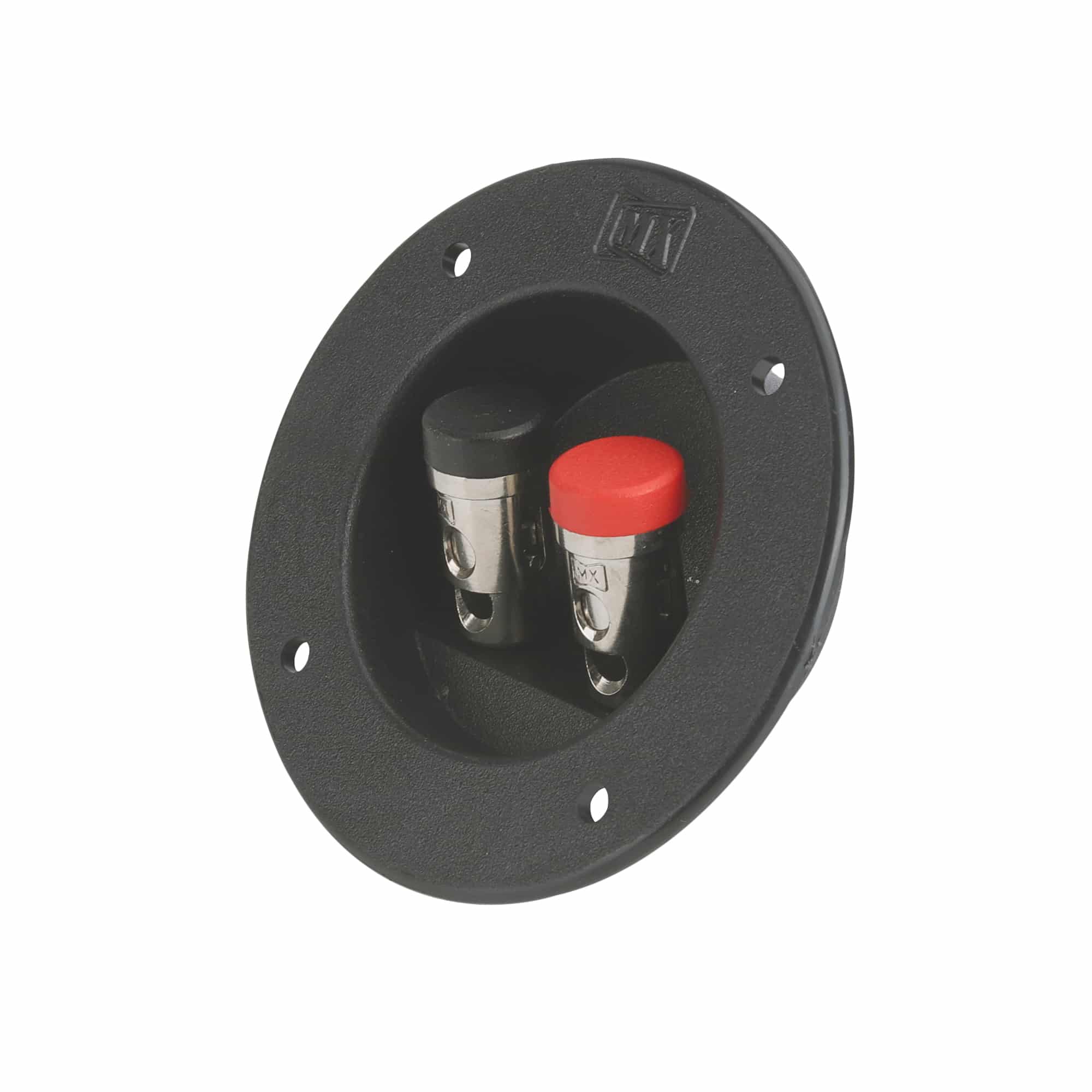 MX 2 WAY BINDING POST SPEAKER TERMINAL ROUND QUICK CONNECT FULL METAL (75 x 45.6MM) - Image 2