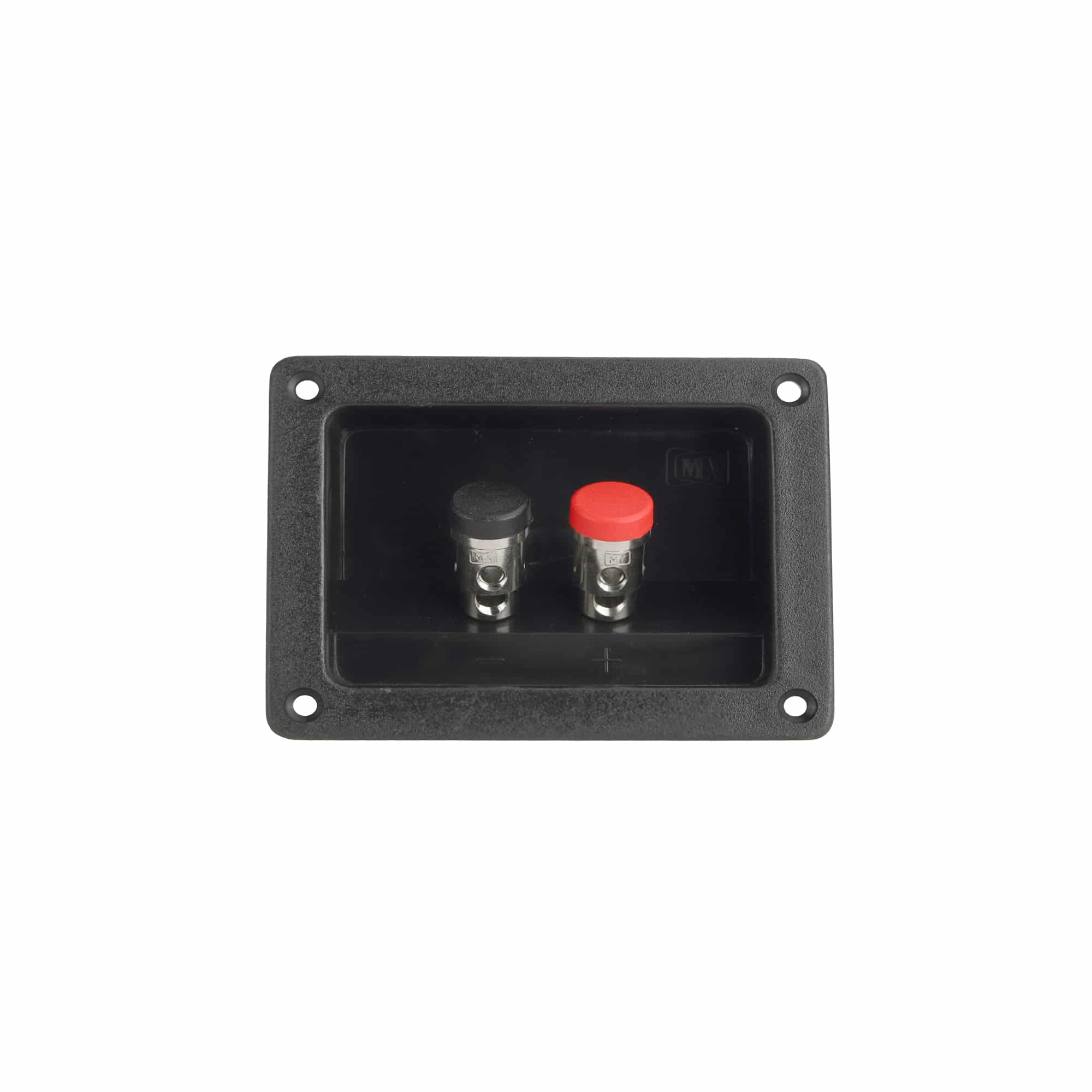 MX 2 WAY BINDING POST SPEAKER TERMINAL RECTANGLE QUICK CONNECT FULL METAL