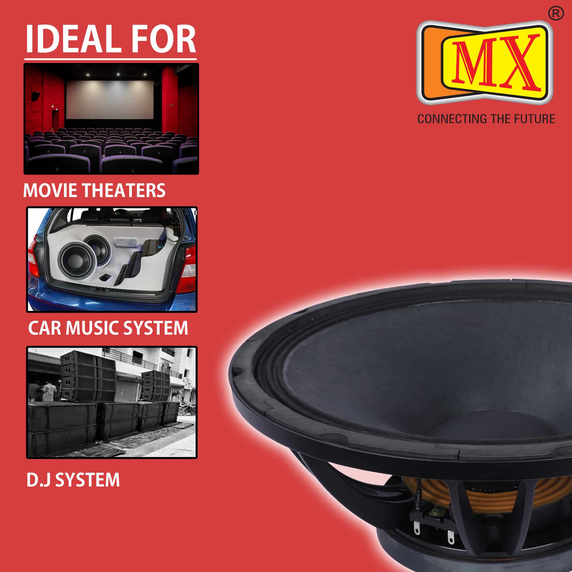 MX 15 INCH WOOFER -POWER-550W - Image 3