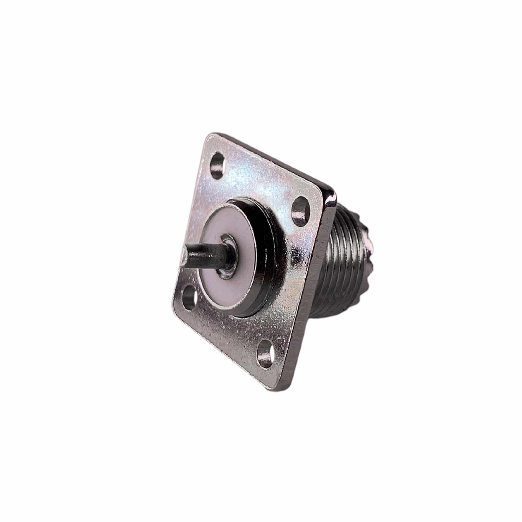 MX AKAI Female Socket Panel Mounting With Teflon Pin Gold Plated - Image 3