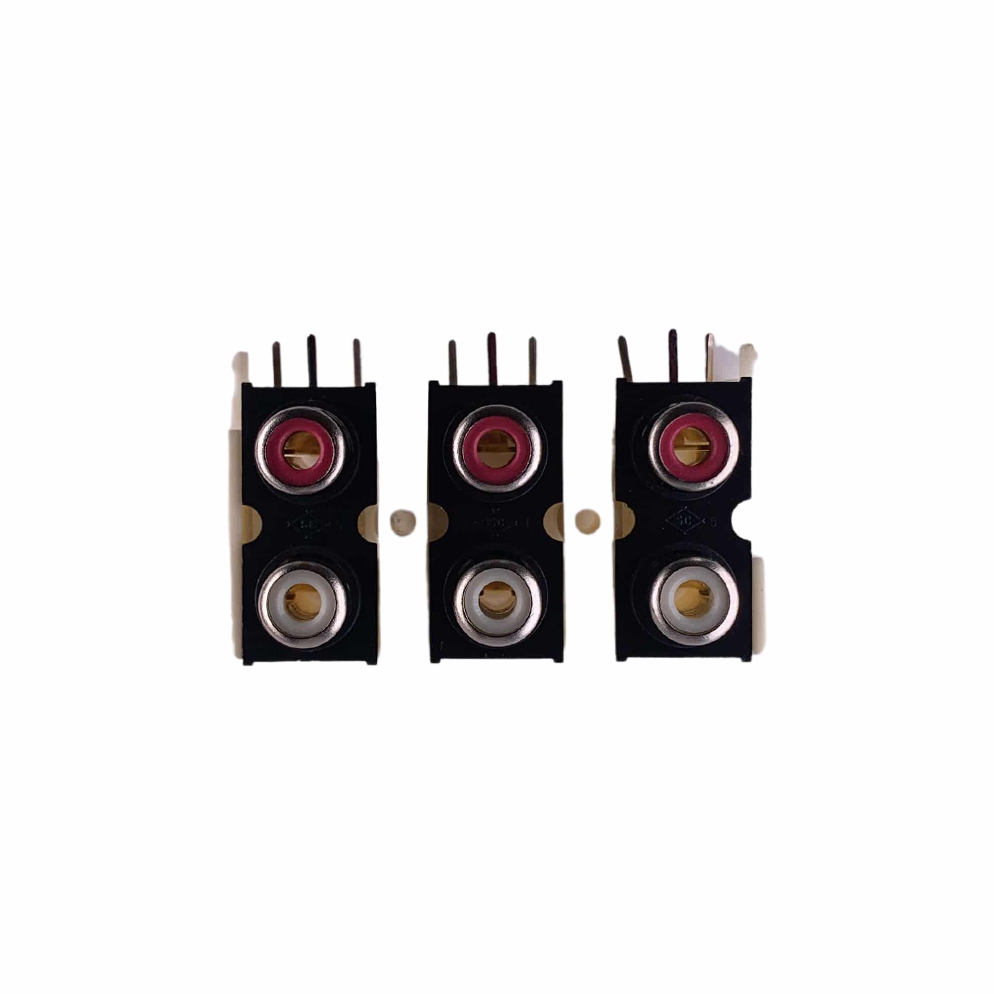 MX 6 WAY RCA female connector PCB mounting (Pack of 2) - Image 3