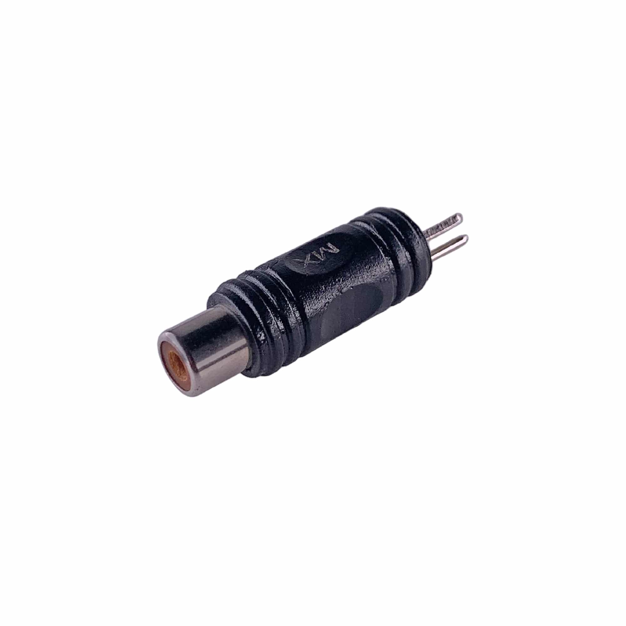 MX loud speaker male plug to RCA female connector