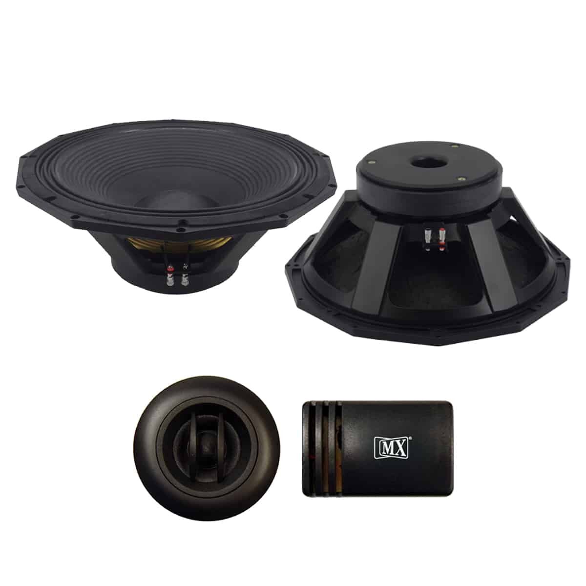 MX 21" PROFESSIONAL SPEAKER WITH 6" VOICE COIL DIA : 2000W RMS : 8 OHMS (MX 21X6-5000W-Recone Kit) - Image 2