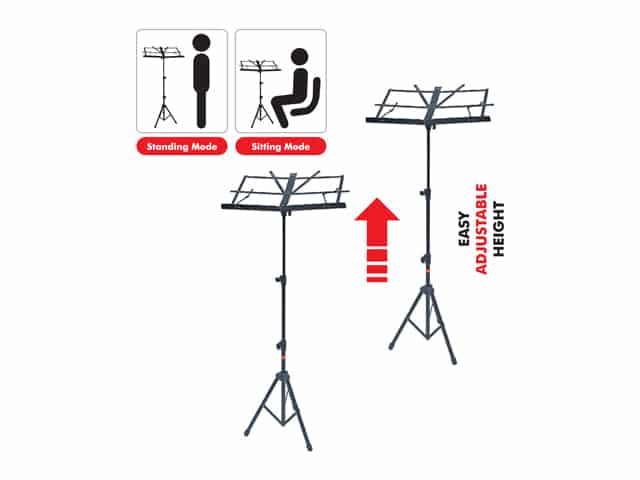 MX Metal Foldable Book / Music Sheet Stand - Image 3