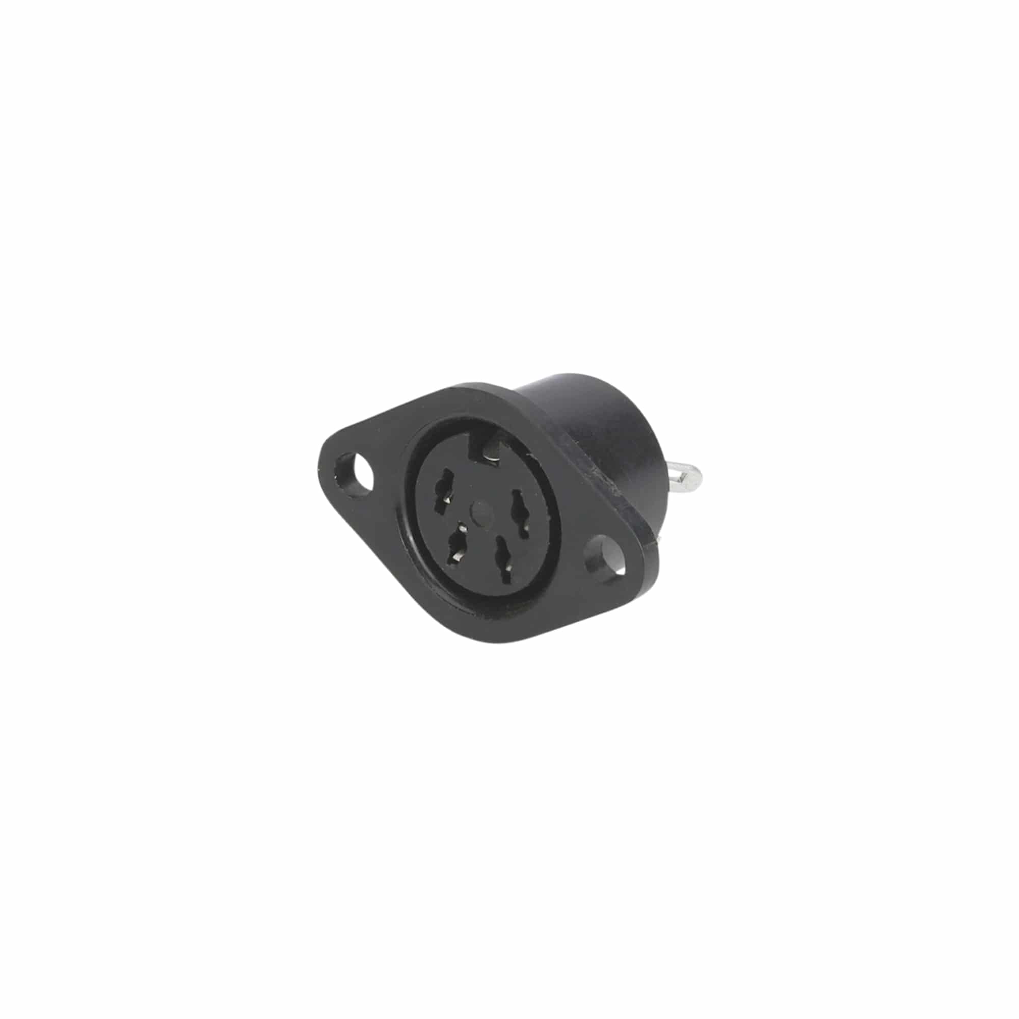 MX 4 PIN DIN connector plastic with earthing contact
