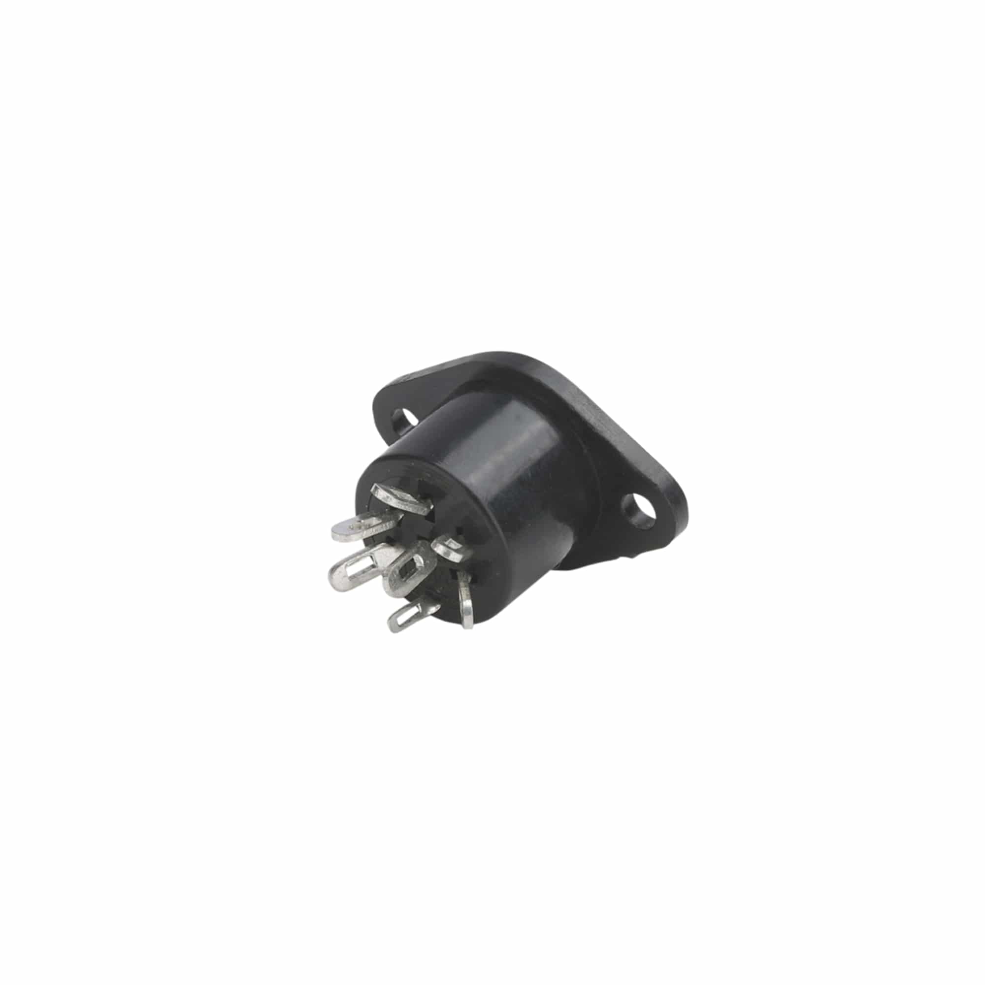 MX 6 PIN DIN connector plastic with earthing contact - Image 2