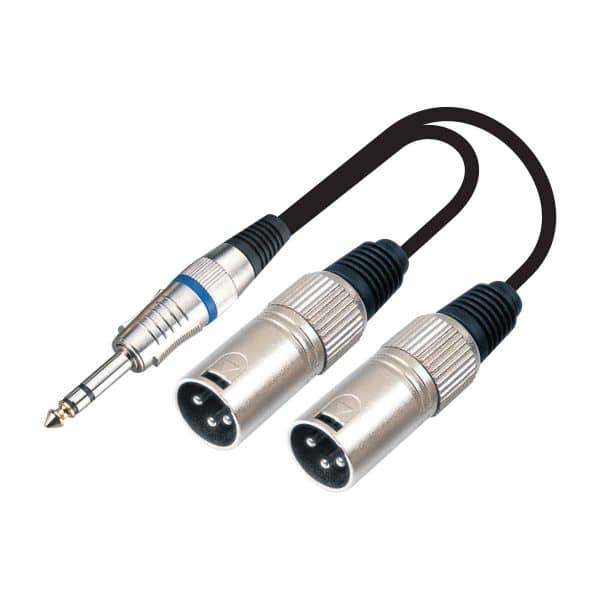 2x Adattatore Da Jack Stereo 6.35mm 1/4 A XLR Maschio 3 Pin - Per Audio PA E Microfoni - ThatCable - Foto 2