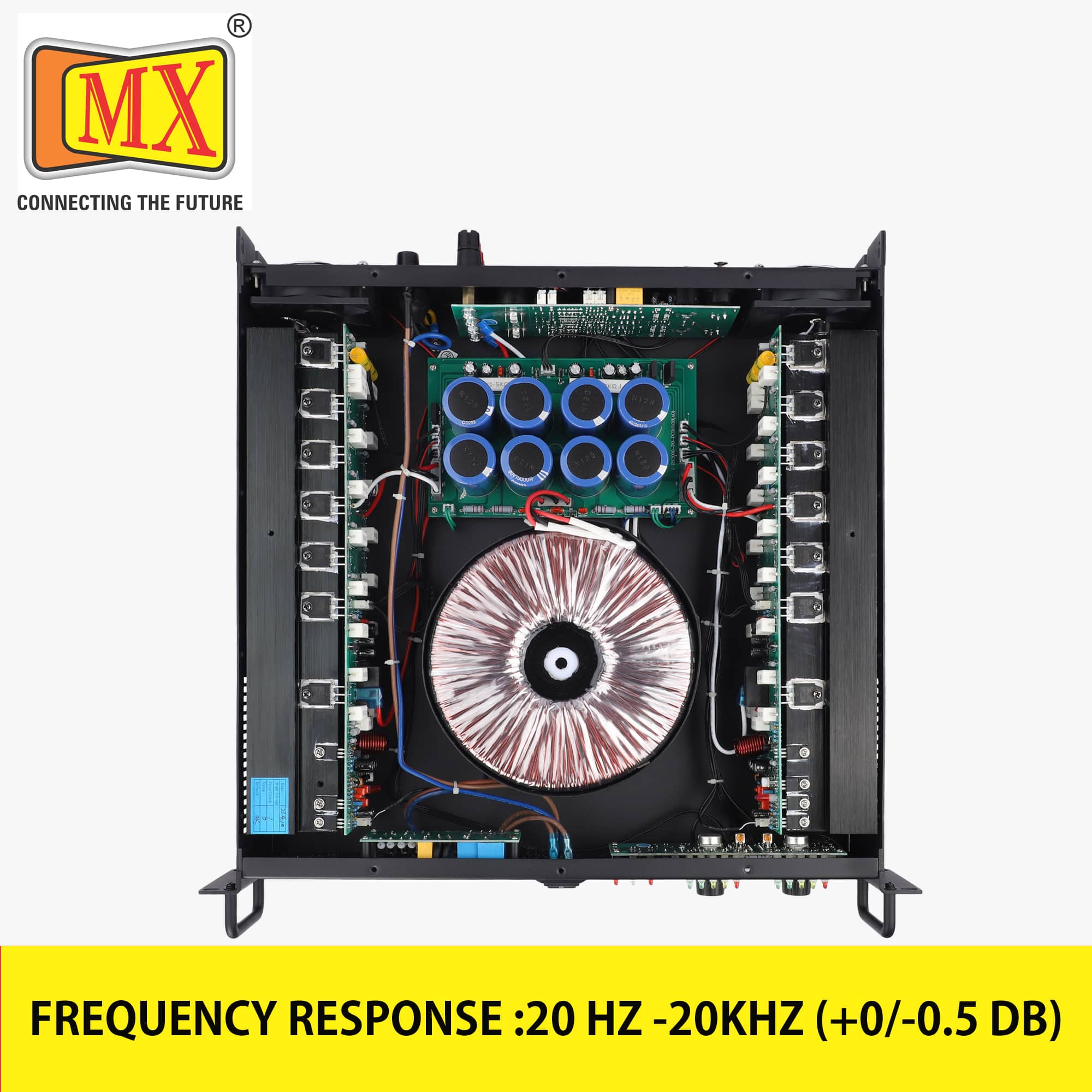 MX Premium 2-Channel Power Amplifier, 1550 Watts @ 2 Ohms Per Channel - Ideal for Live Shows, DJ Events, Stage Shows, Clubs, etc - Image 4