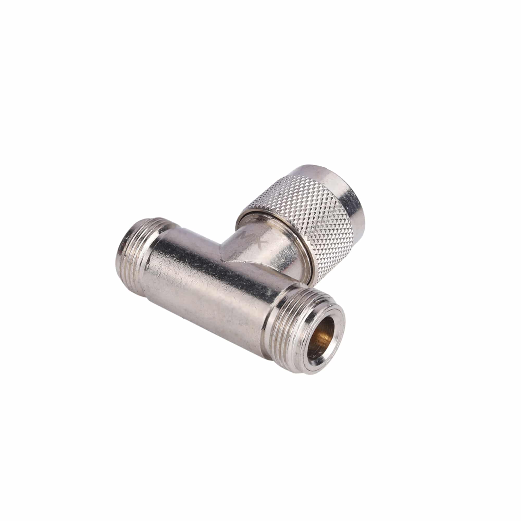 MX 'N' Type Male To 2 'N' Type Female T Connector (Gold Plated Pin) - Image 2