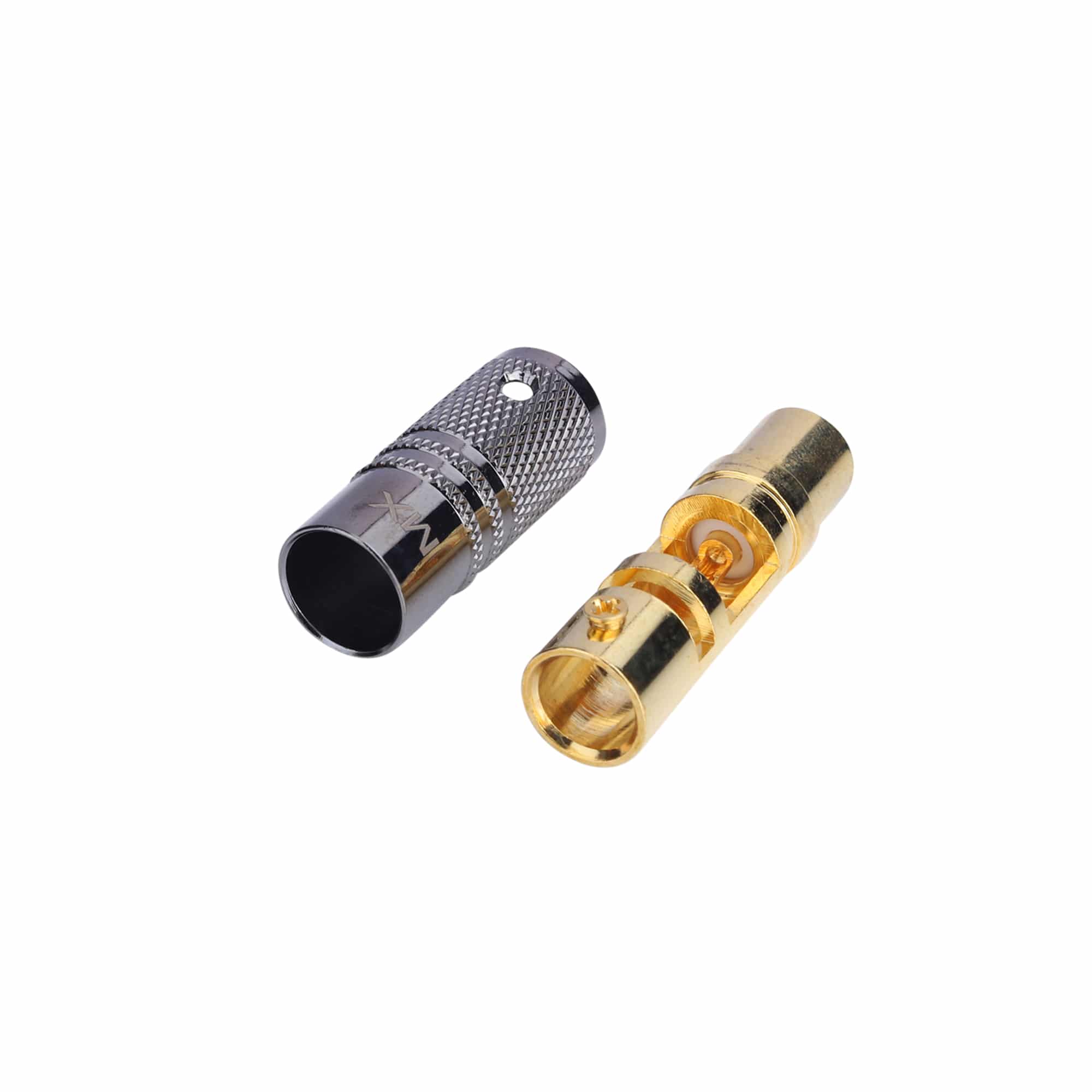 MX RF male connector full metal with locking screw heavy duty(GOLD PLATED) - Image 3
