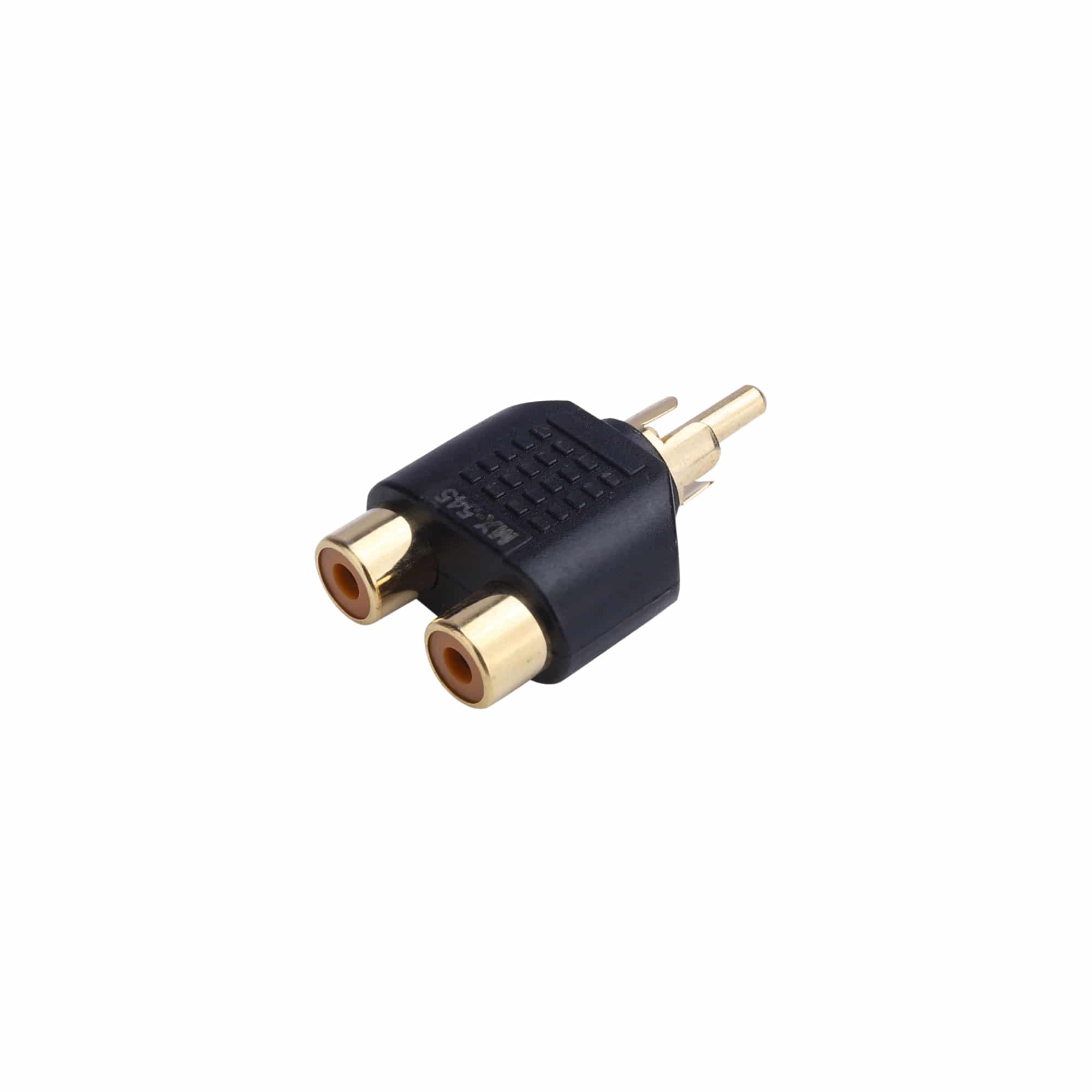 MX 'T' connector 2 RCA female socket 1 RCA male plug - Image 2