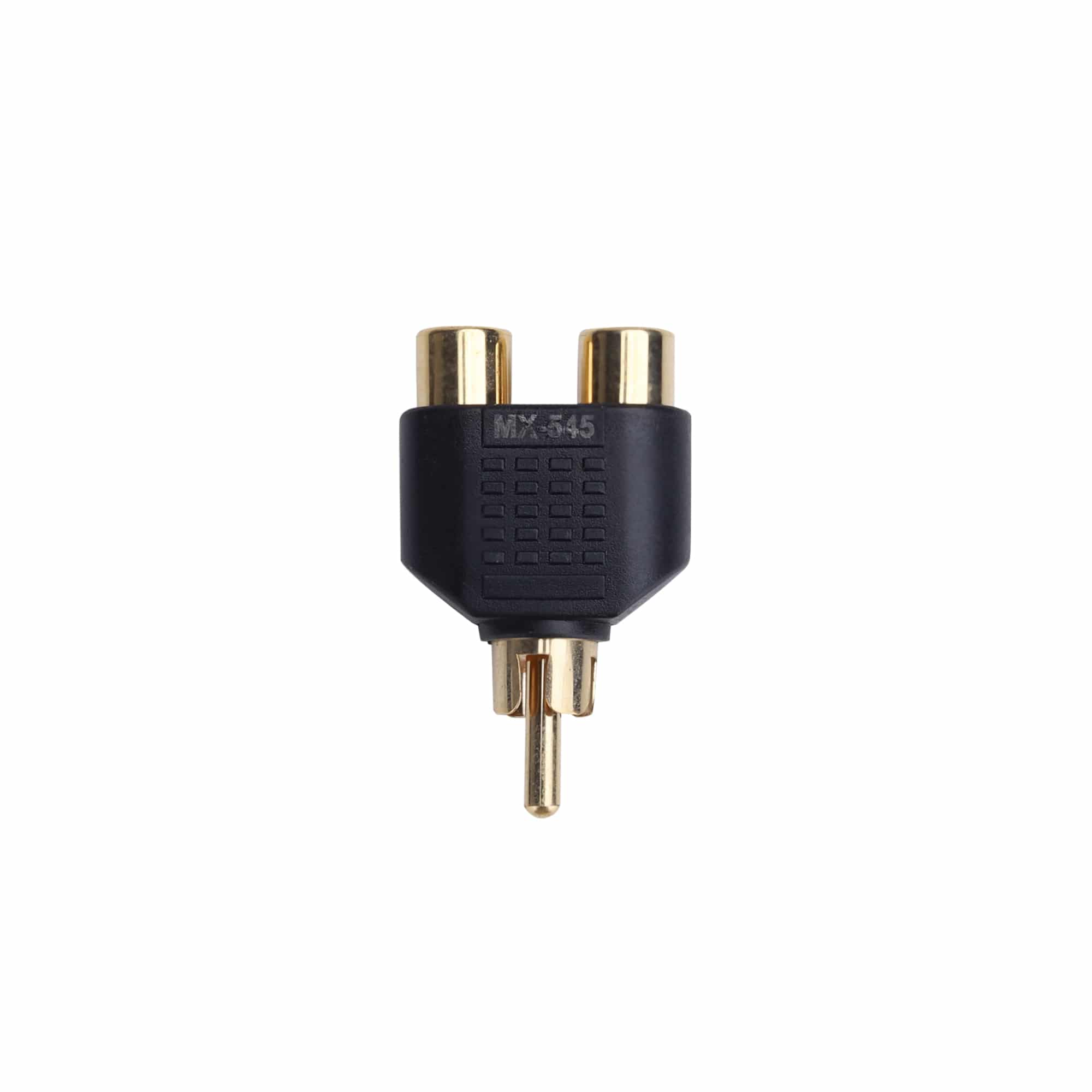 MX 'T' connector 2 RCA female socket 1 RCA male plug - Image 3