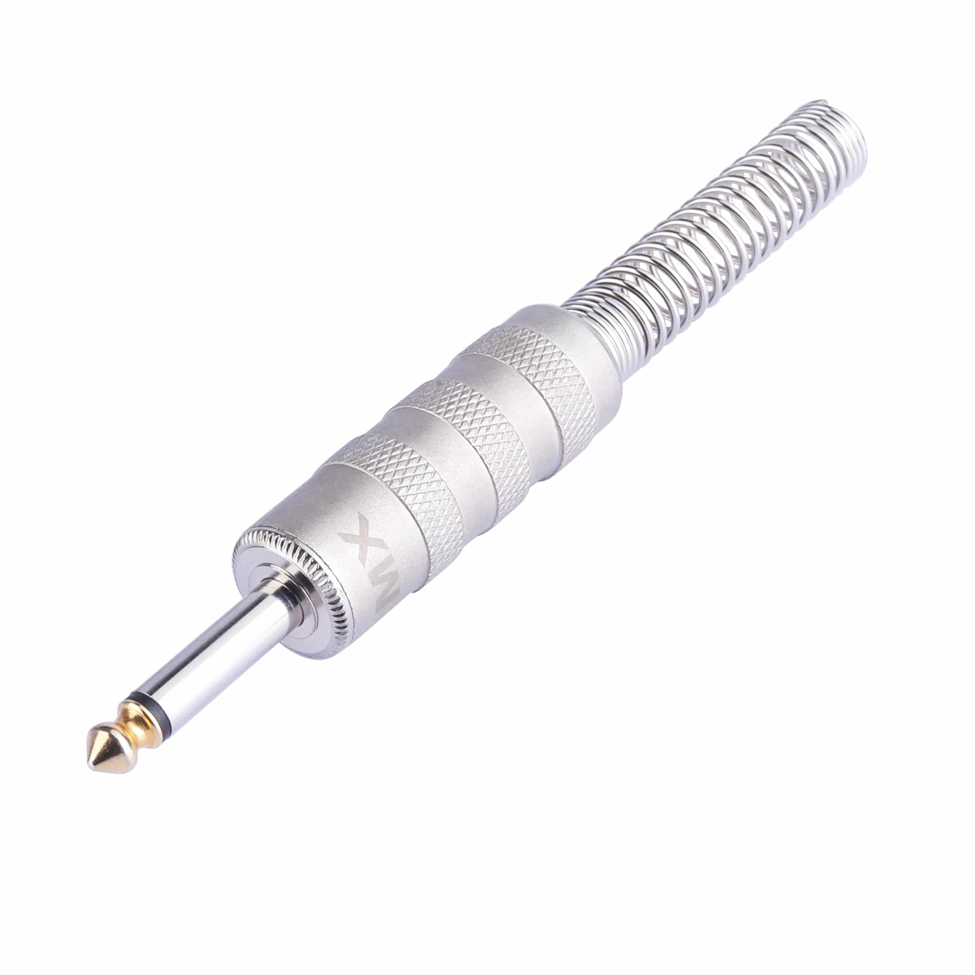 MX 6.35 MM P-38 heavy duty metal mono male plug (TIP GOLD PLATED)