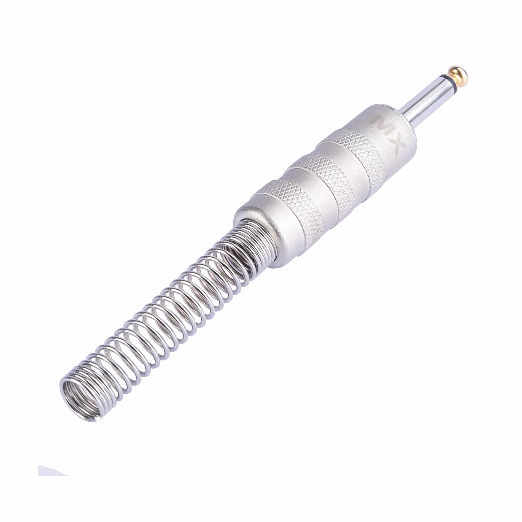 MX 6.35 MM P-38 heavy duty metal mono male plug (TIP GOLD PLATED) - Image 2