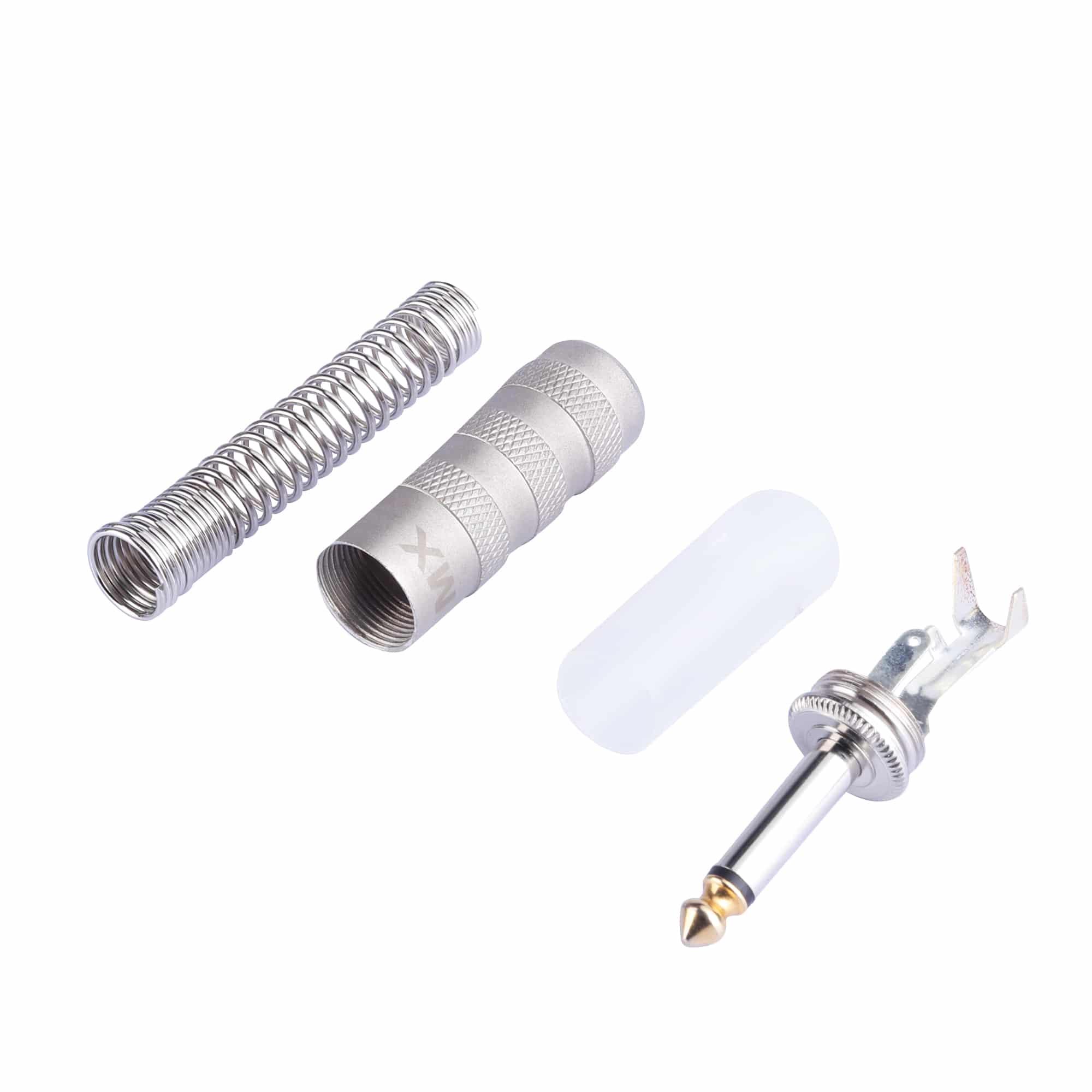 MX 6.35 MM P-38 heavy duty metal mono male plug (TIP GOLD PLATED) - Image 3