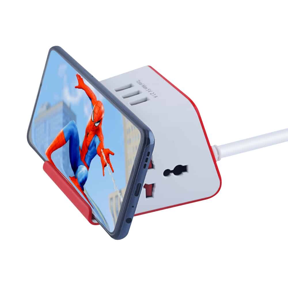 MX Extension Board Universal Socket with 3 USB Charging Ports Spike Protector Safety Shutter (2 Sockets + 3USB) -Multi Plug Socket for home appliances like electric cooktop & Stove - Image 7