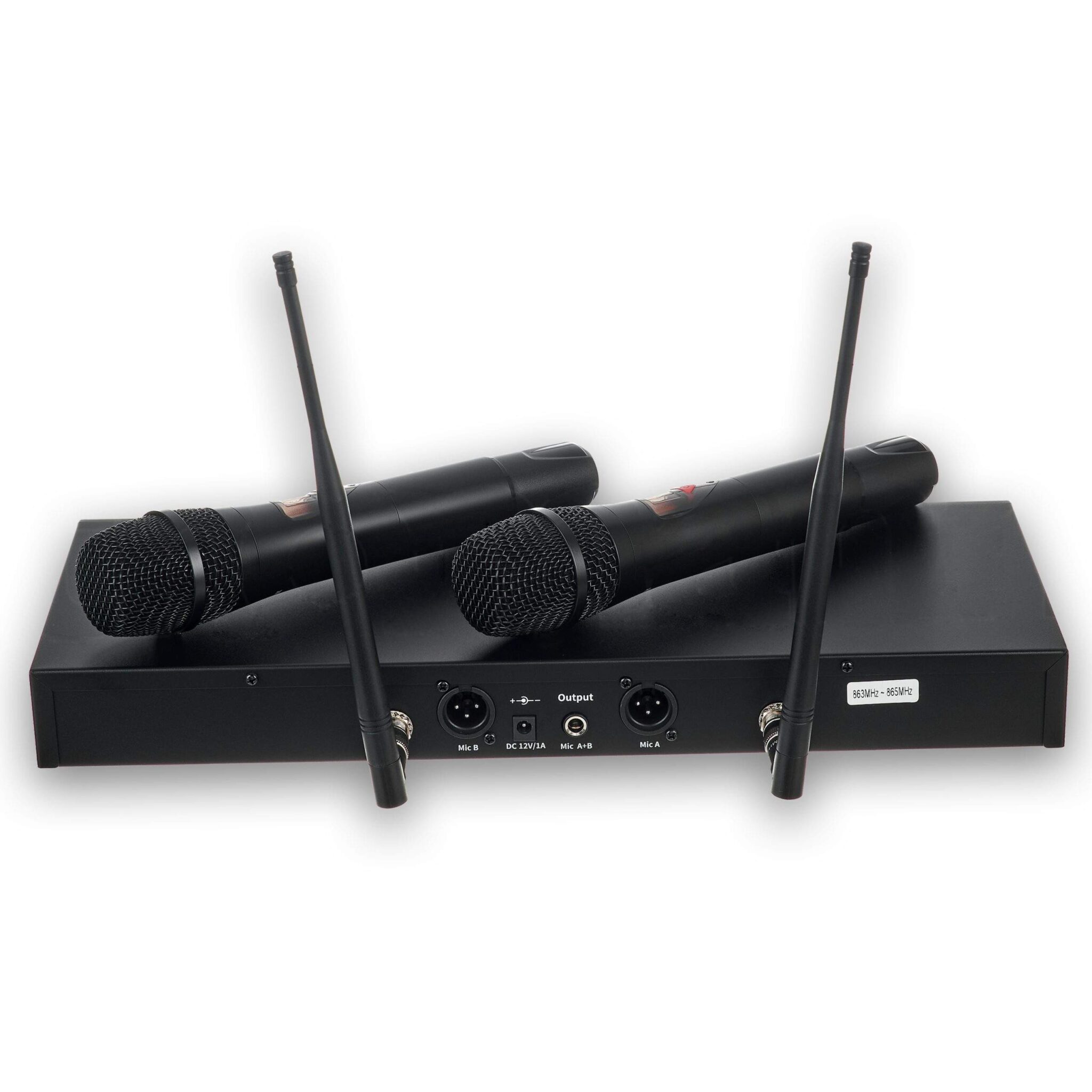 Superlux Professional UHF Wireless Microphone System with Two Handheld mic for Party, Wedding Host,Business Meeting & Multi-Purpose - Image 2