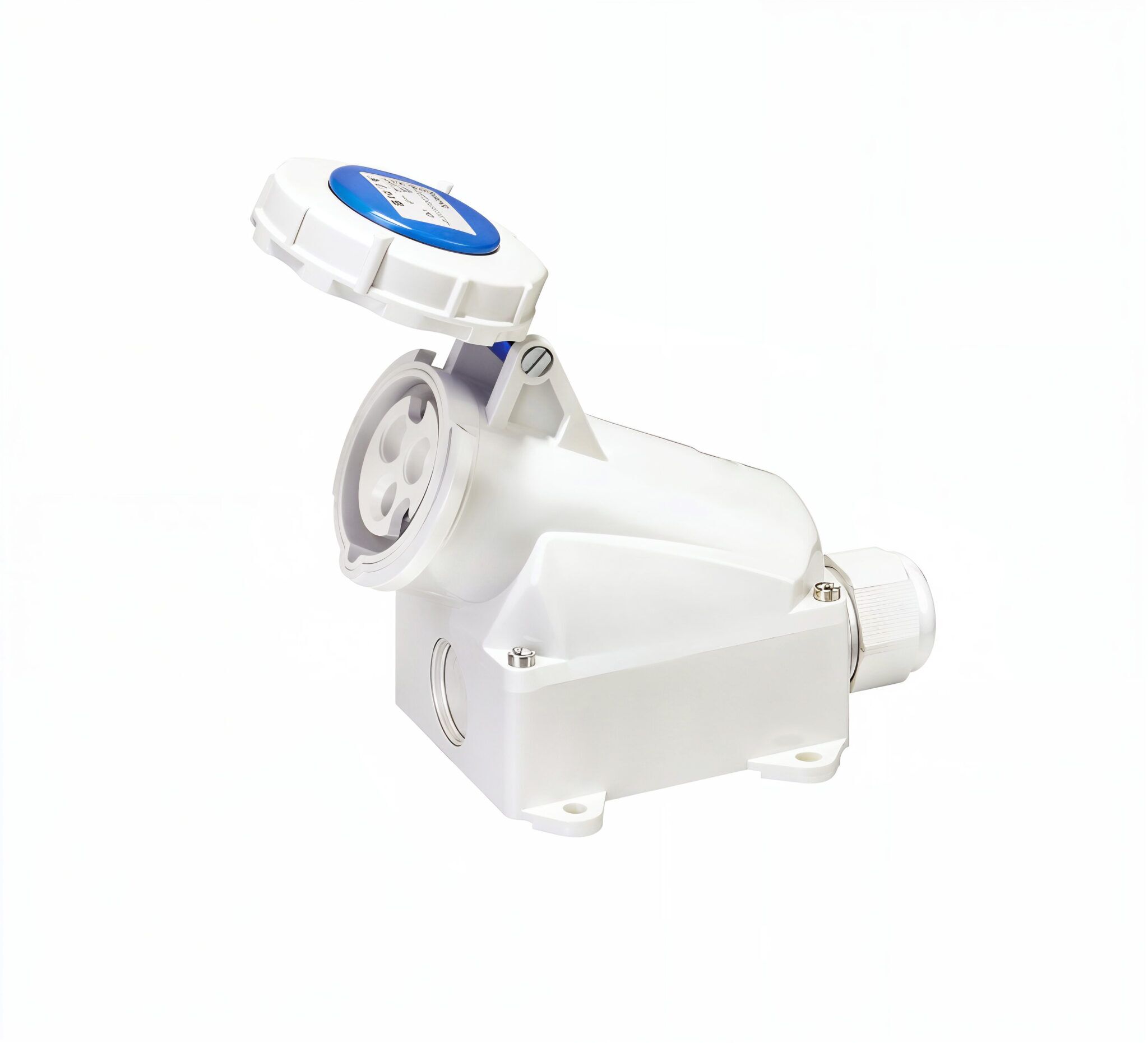 IP67 16A 3-Pole 230V Industrial Plug – High-End Surface-Mounted Socket